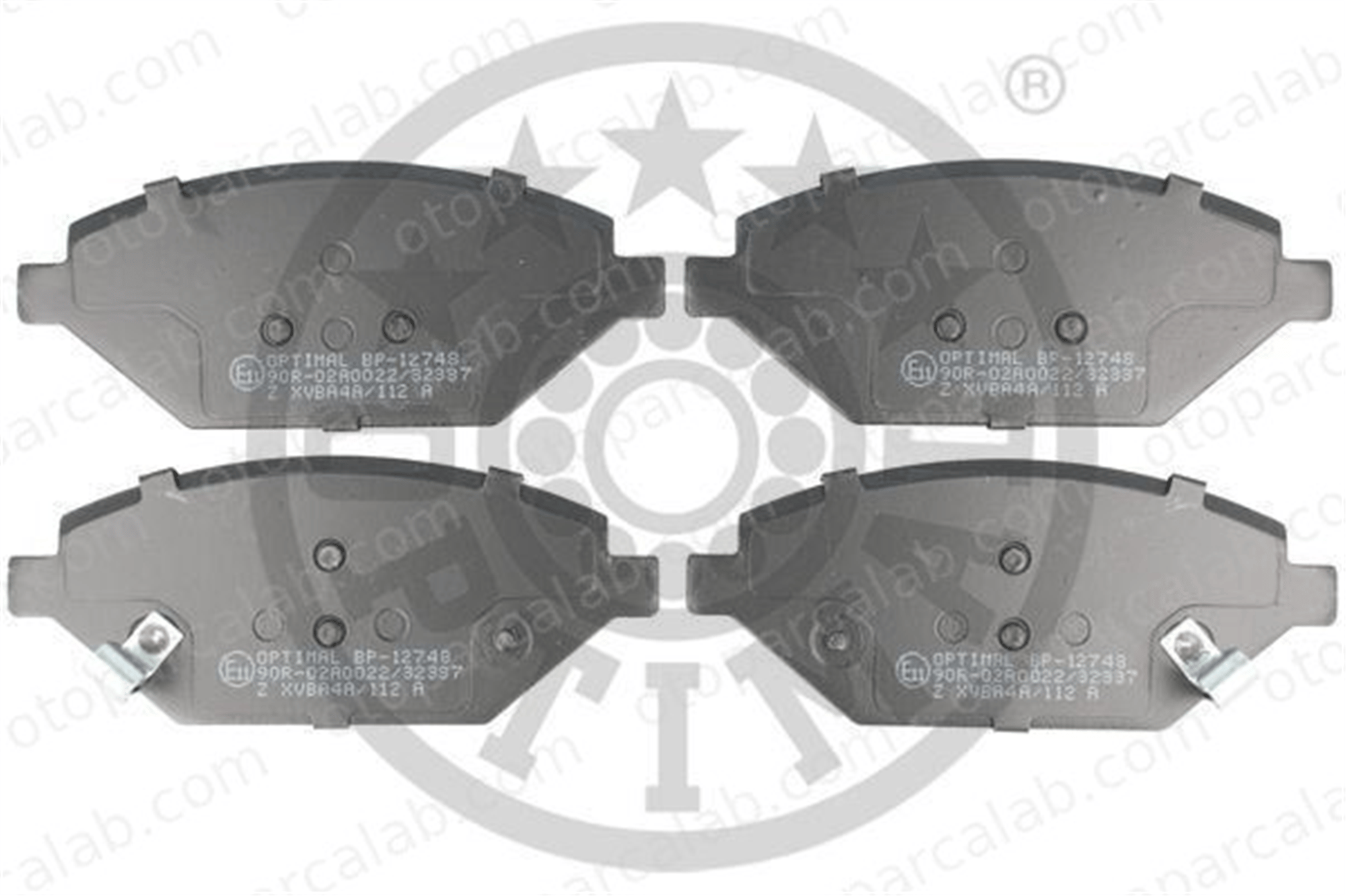 OPTIMAL BP-12748 Fren Disk Balata Ön OPEL KARL 1605325 42349236