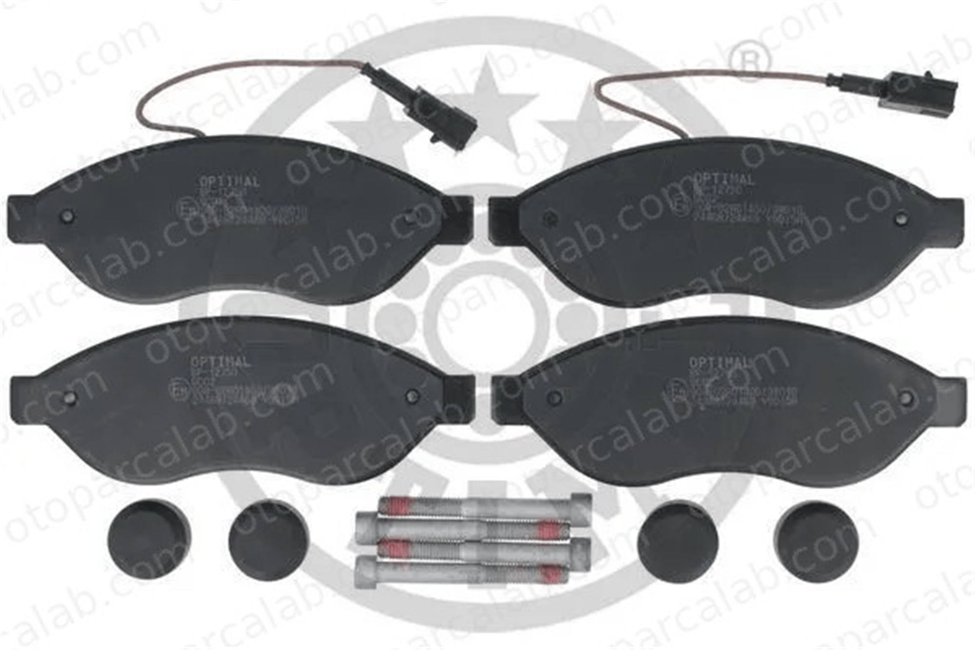 OPTIMAL BP-12750 Fren Disk Balata Ön CITROËN JUMPER Panelvan/Van JUMPER Platform şasi 1612433980 425355