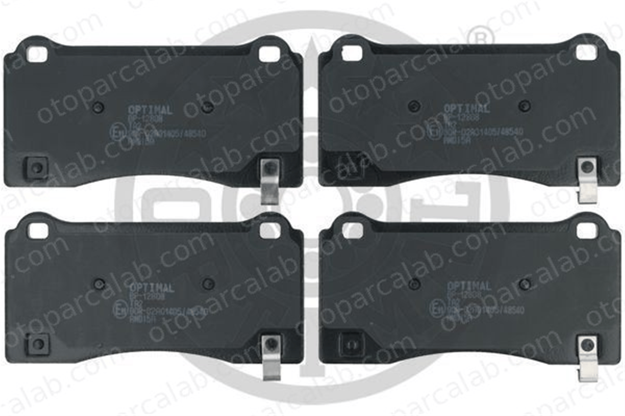 OPTIMAL BP-12808 Fren Disk Balata Ön TESLA MODEL Y MODEL 3 800824000A