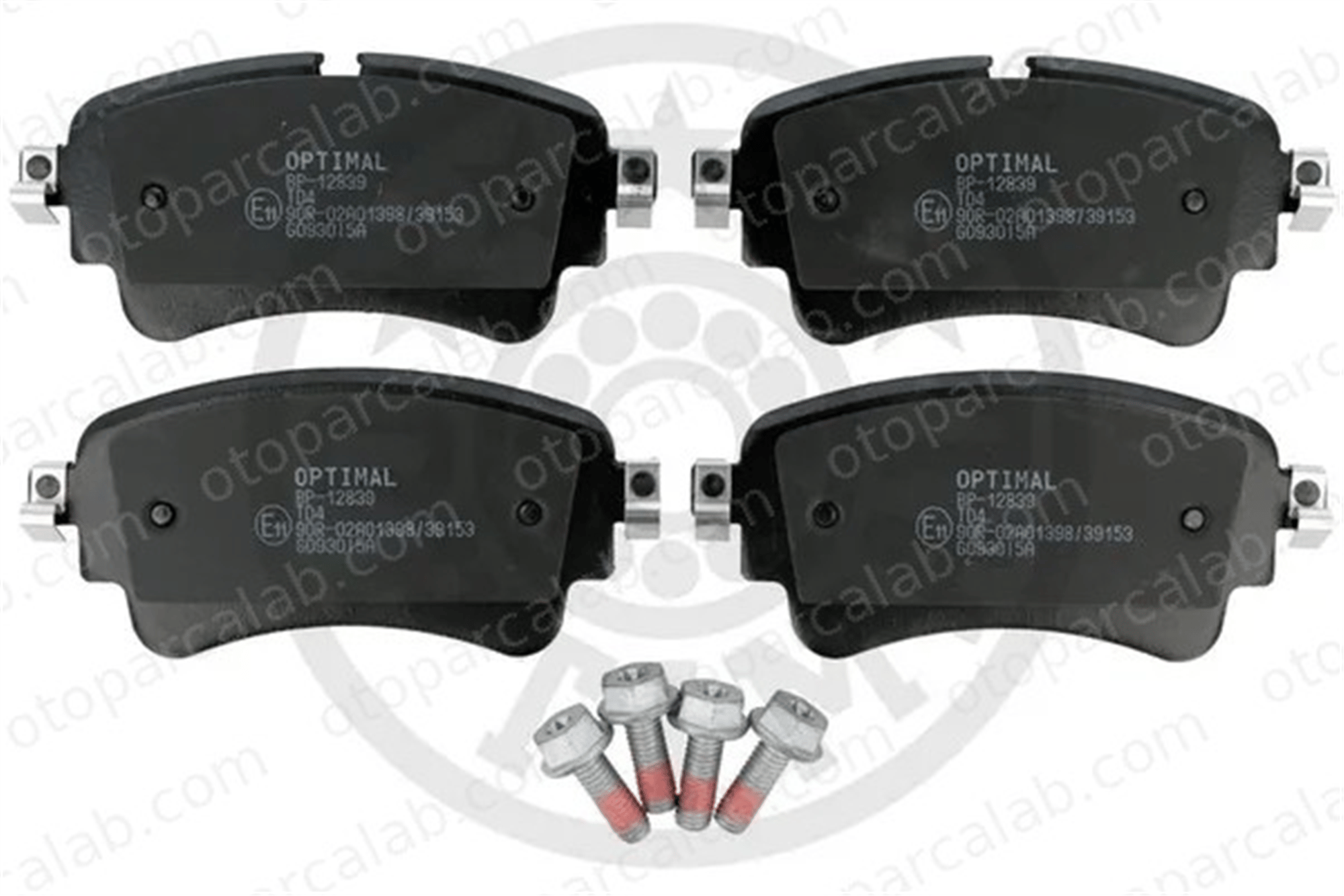 OPTIMAL BP-12839 Fren Disk Balata Ön AUDI A4 B9 Avant A4 B9 4N0698451 80A698451B