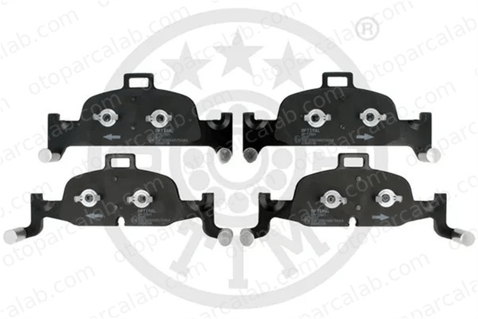 OPTIMAL BP-12841 Fren Disk Balata Ön AUDI A4 B9 Avant A4 B9 8W0698151AC 8W0698151AD