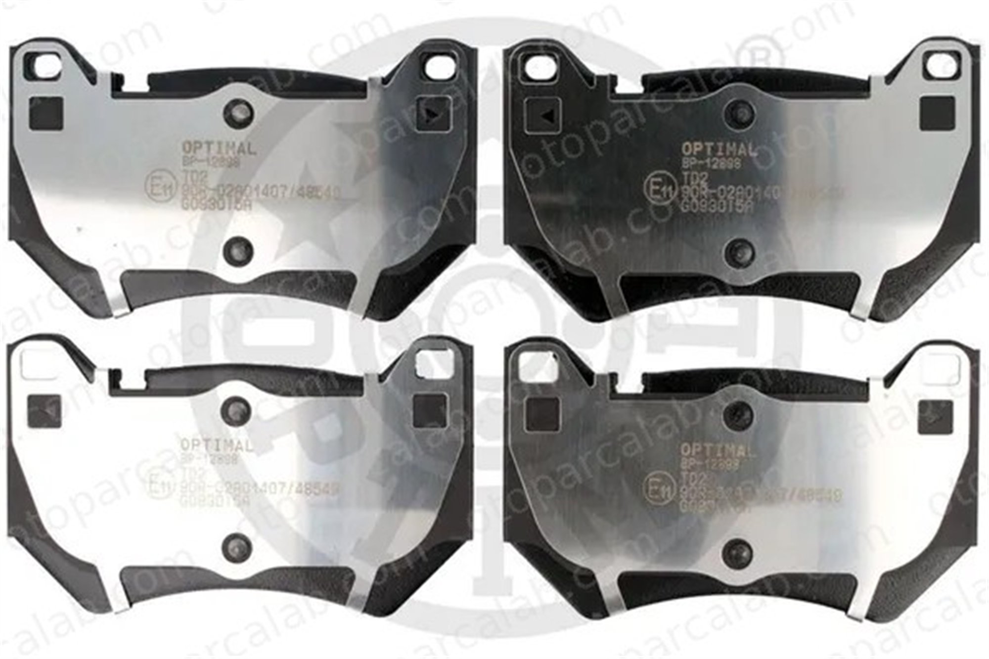 OPTIMAL BP-12898 Fren Disk Balata Ön AUDI Q5 Q5 Sportback 80A698151C
