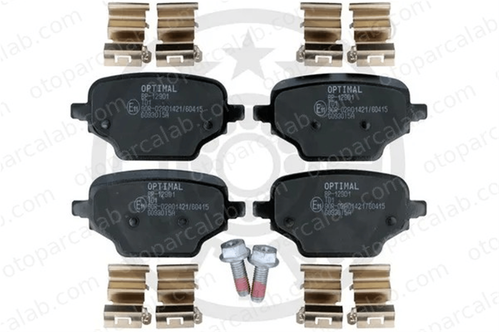 OPTIMAL BP-12901 Fren Disk Balata Arka CITROËN BERLINGO Kasa/büyük limuzin OPEL COMBO Kasa/büyük limuzin 1688139780 1635254980