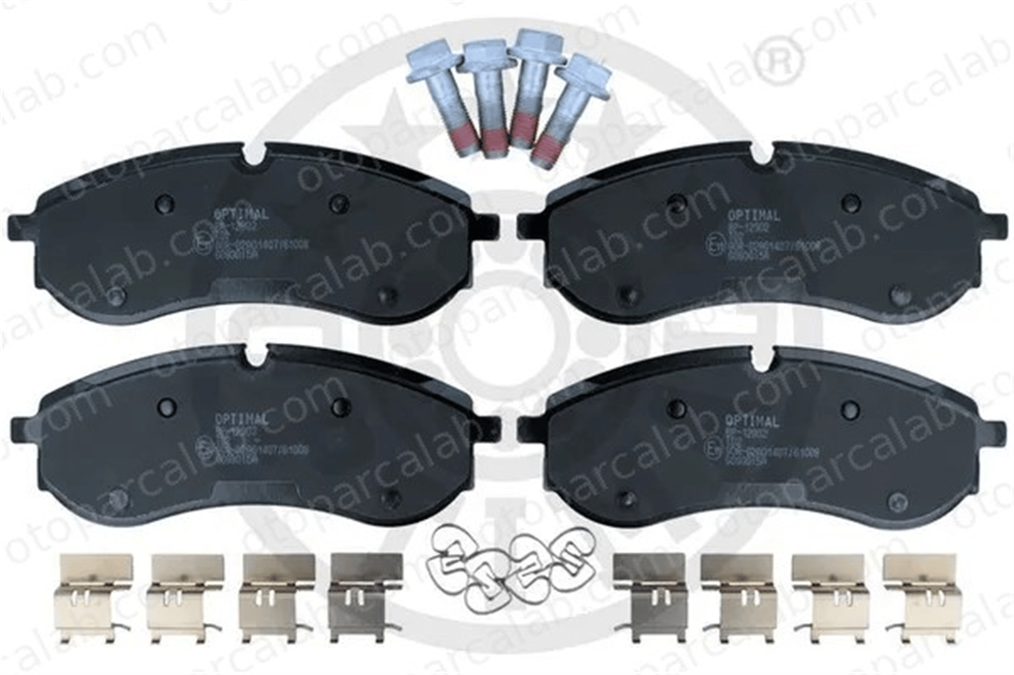 OPTIMAL BP-12902 Fren Disk Balata Ön VW CRAFTER Panelvan/Van CRAFTER Platform şasi 2N0698451A 65508206007