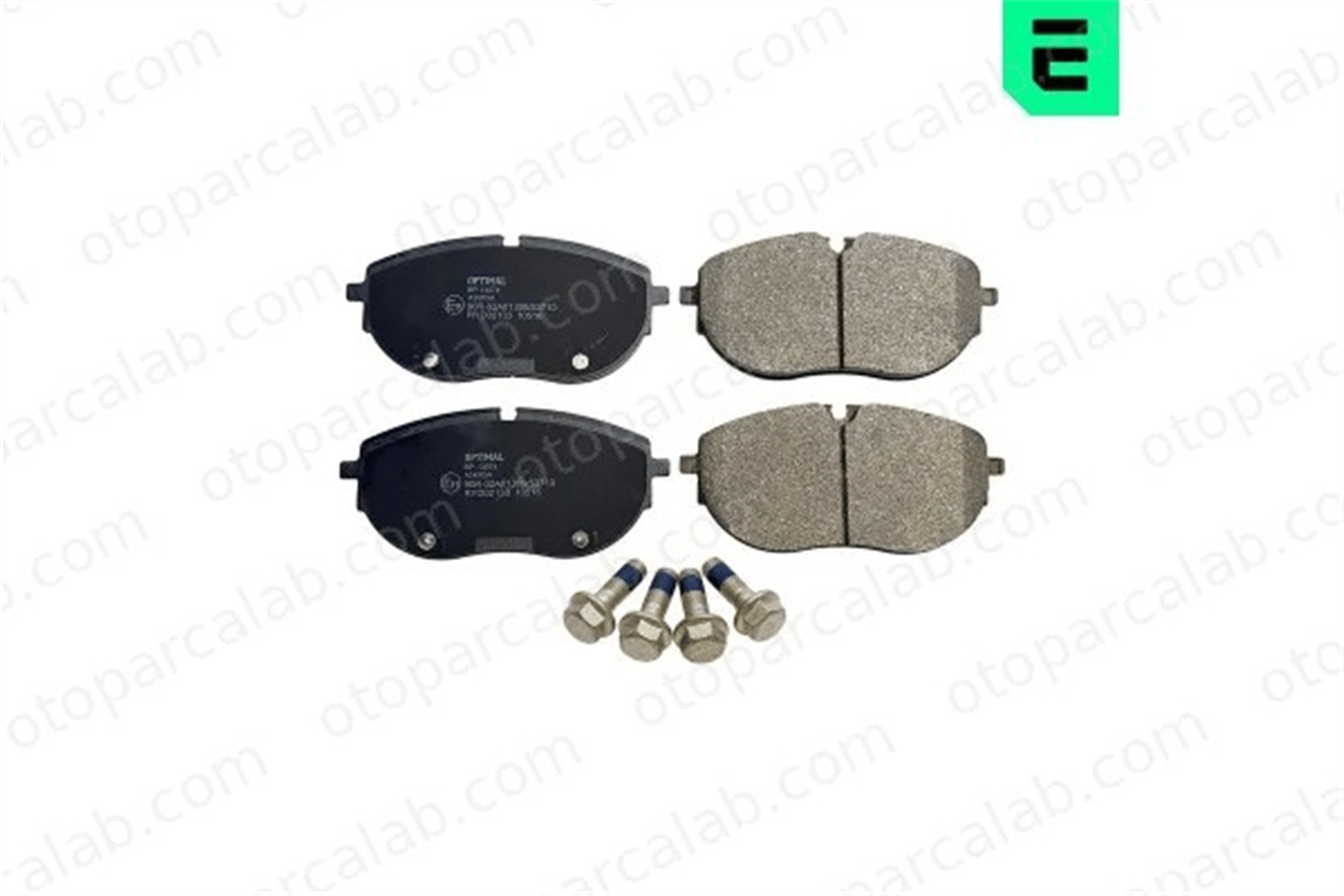 OPTIMAL BP-13074 Fren Disk Balata Ön VW TRANSPORTER T6 / CARAVELLE T6 Minibüs/Otobüs TRANSPORTER T6 Panelvan/Van 7LA698151A 7LA698151C