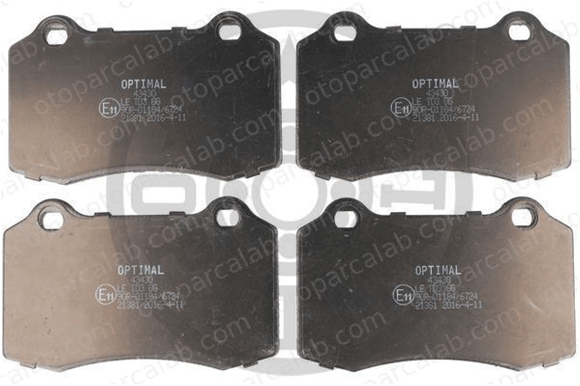 OPTIMAL BP-43430 Fren Disk Balata Ön JAGUAR S-TYPE II XJ 1ML698151 6KL698151