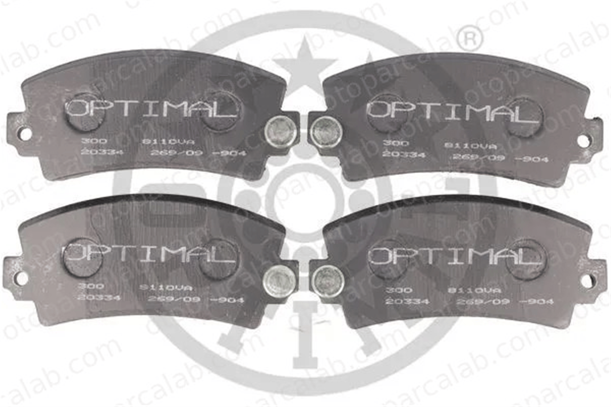 OPTIMAL BP-81101 Fren Disk Balata Ön RENAULT 16 6000039184 7701201121