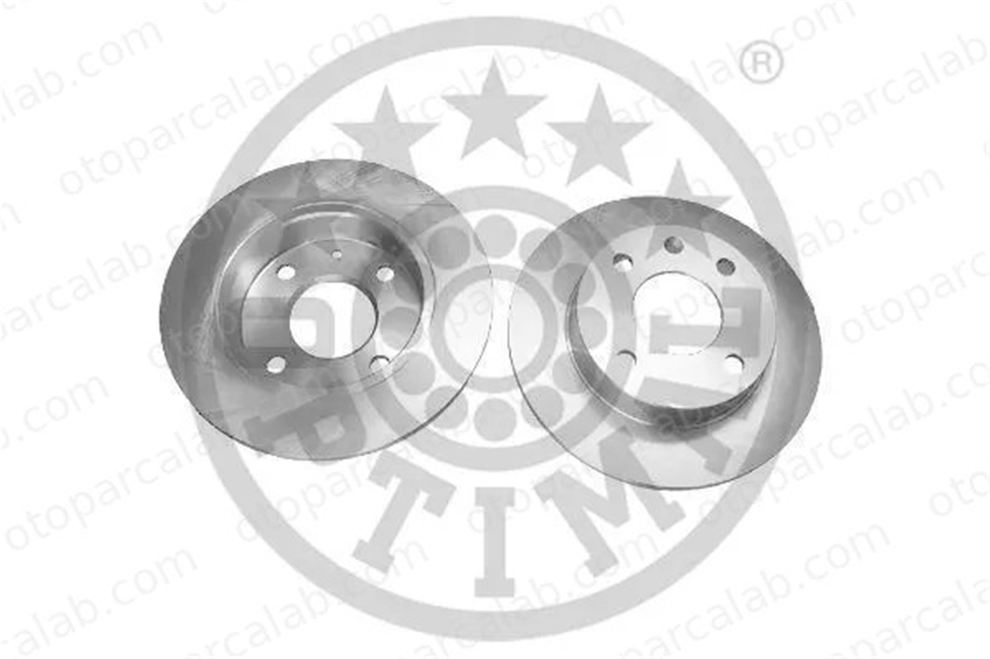 OPTIMAL BS-0940C Fren Disk Ayna Ön Sağ ve Sol FORD FIESTA III ESCORT V Express 89FX1125AE 5022652