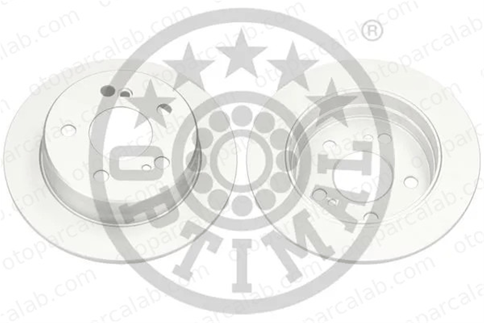 OPTIMAL BS-1940C Fren Disk Ayna Arka Sağ ve Sol MERCEDES-BENZ 124 Sedan 190 2014231112 2014230912