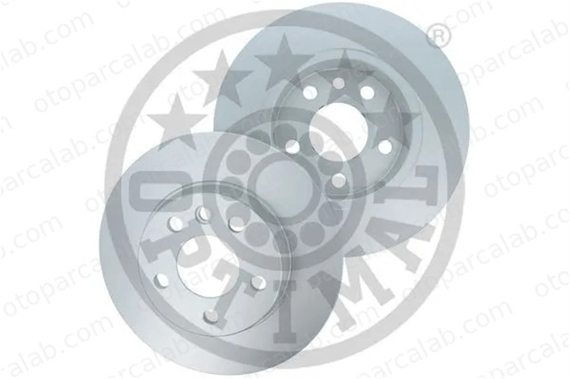 OPTIMAL BS-5580C Fren Disk Ayna Arka Sağ ve Sol VW TRANSPORTER T4 Panelvan/Van TRANSPORTER T4 Minibüs/Otobüs 701615601A 7D0615601