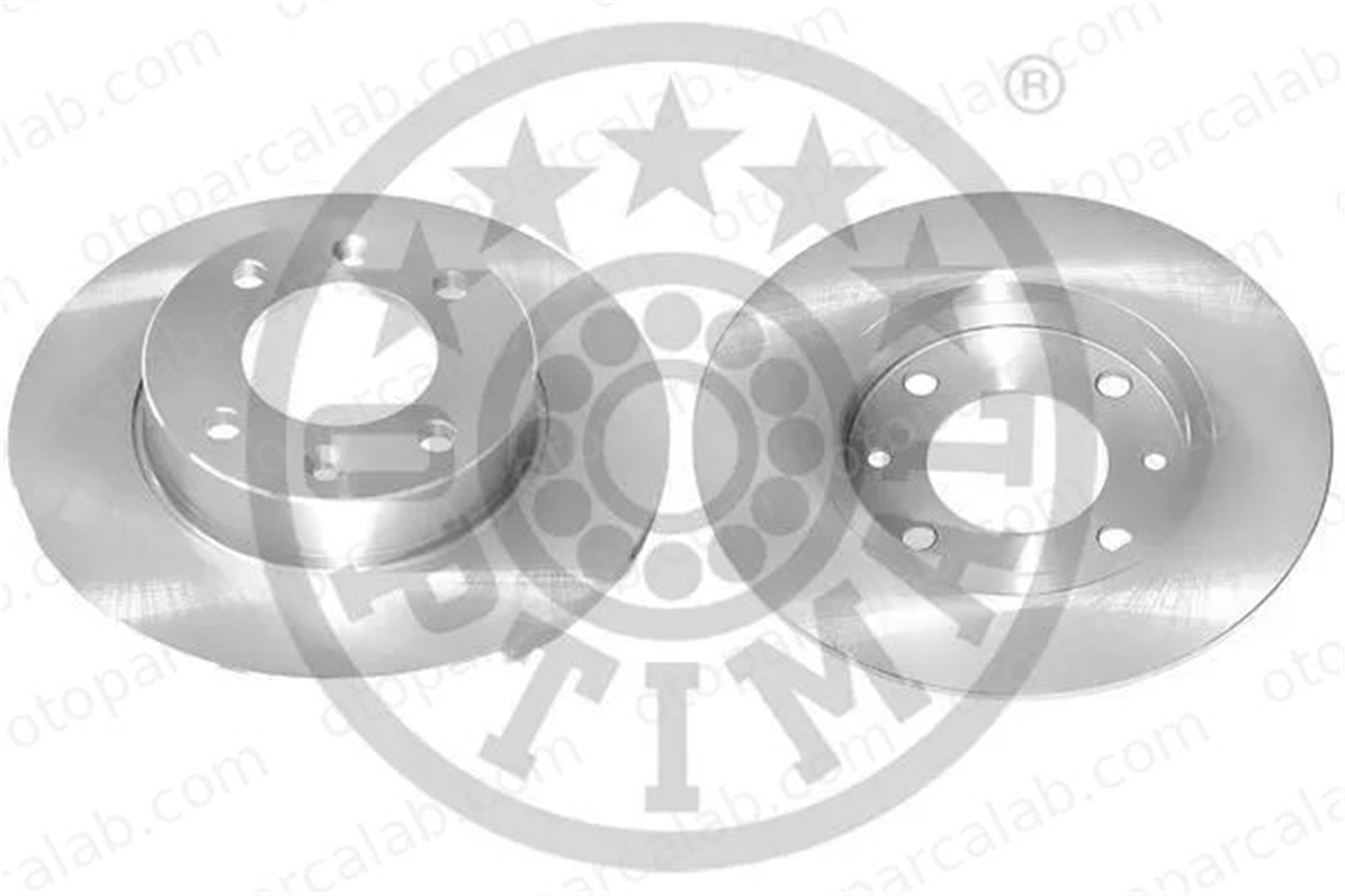 OPTIMAL BS-6160C Fren Disk Ayna Arka Sağ ve Sol CITROËN C4 I BERLINGO / BERLINGO FIRST Kasa/büyük limuzin 4246X8 4246W9