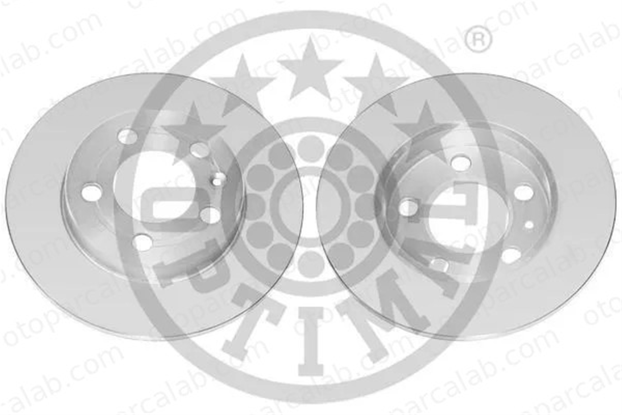 OPTIMAL BS-7528C Fren Disk Ayna Arka Sağ ve Sol VW BORA I BORA Variant 1J0615601D