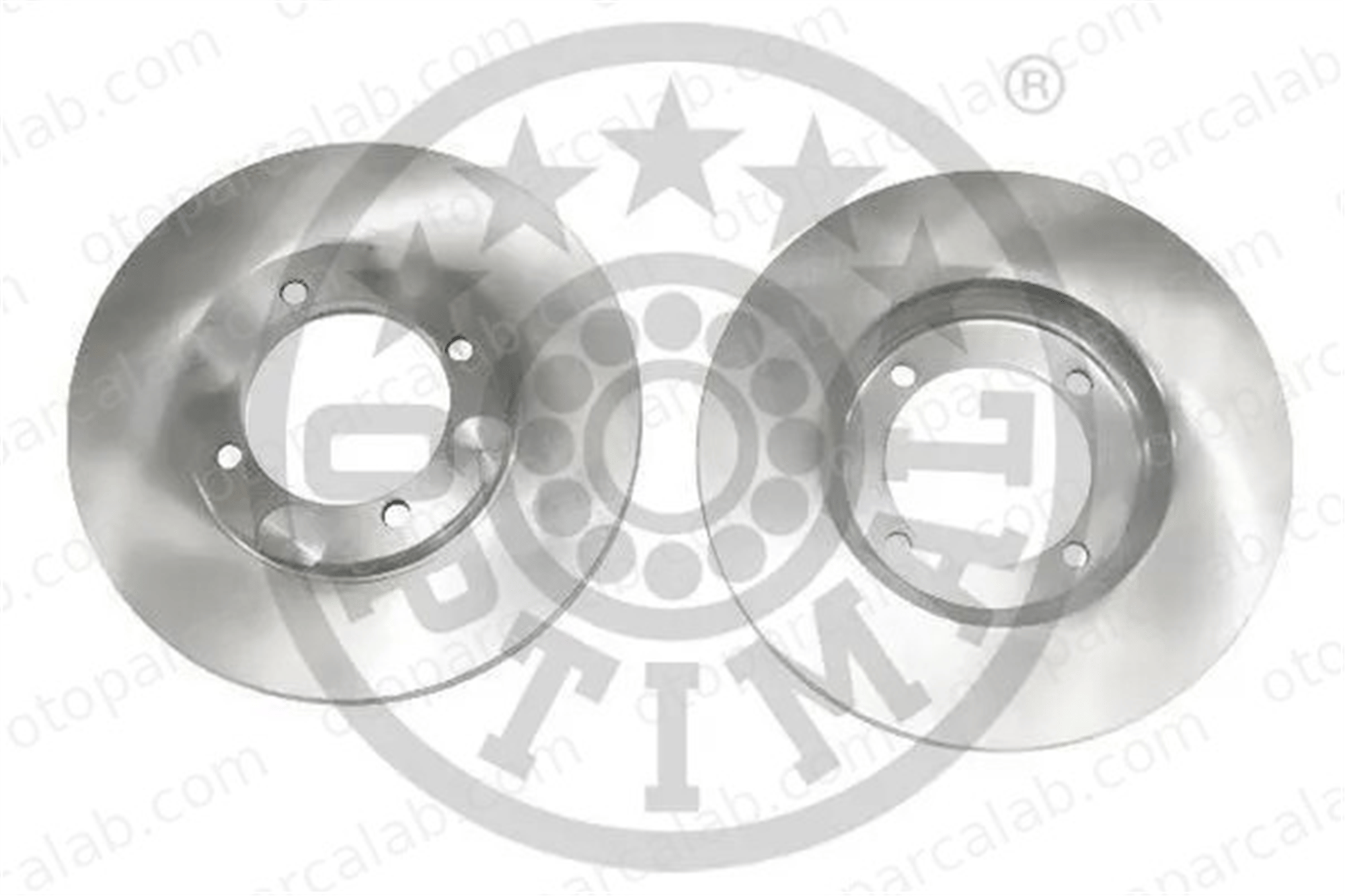 OPTIMAL BS-7704C Fren Disk Ayna Ön Sağ ve Sol HYUNDAI LANTRA I LANTRA II 5171228000