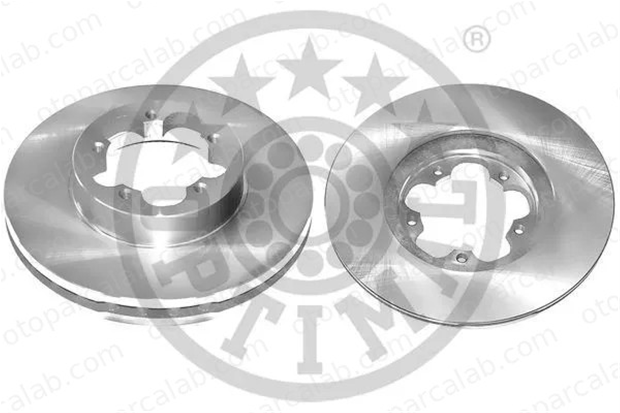 OPTIMAL BS-8100HC Fren Disk Ayna Ön Sağ ve Sol FORD TRANSIT Minibüs/Otobüs TRANSIT Panelvan/Van 6C111125BA 6C111125BB