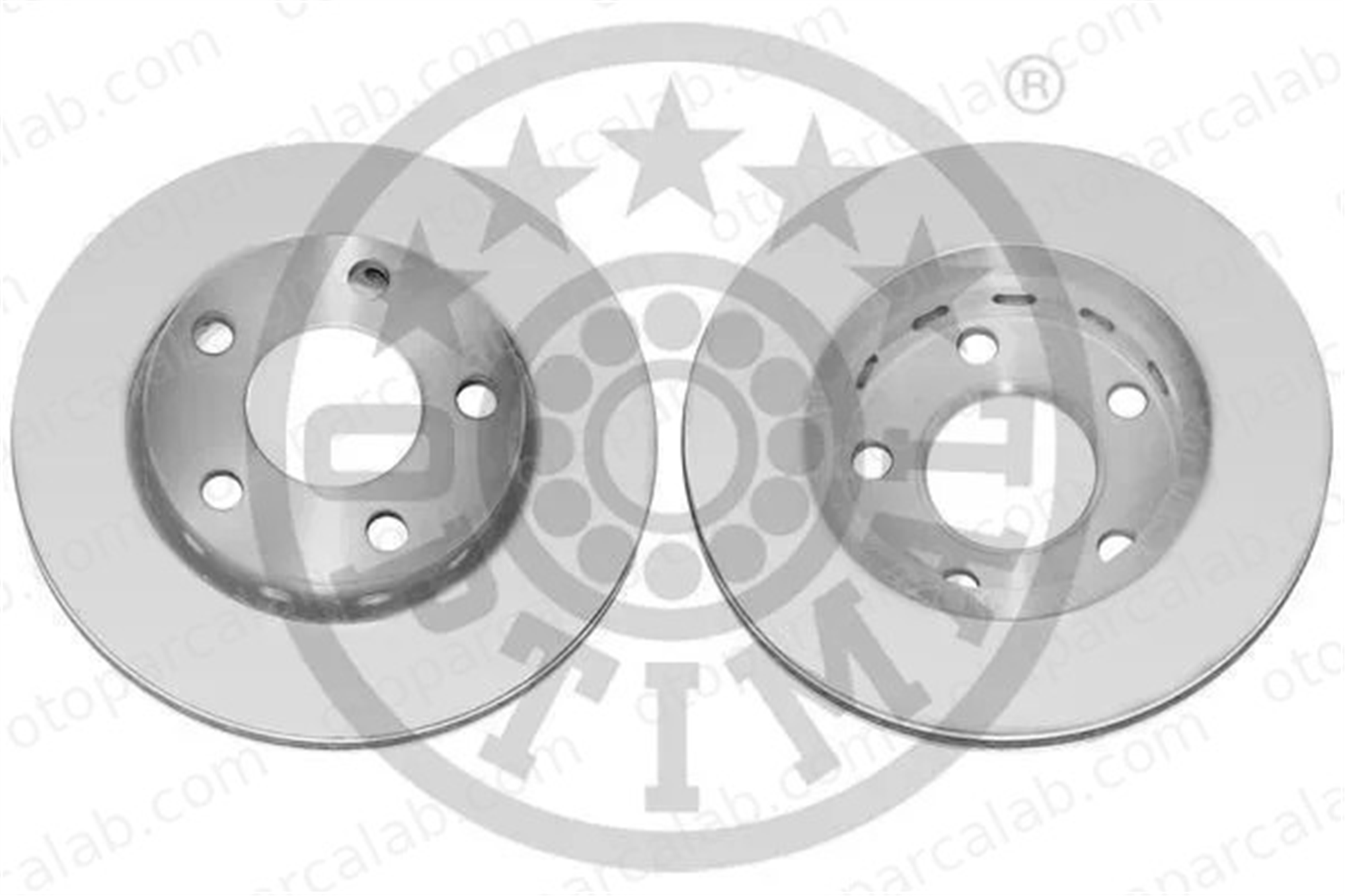 OPTIMAL BS-8232C Fren Disk Ayna Arka Sağ ve Sol VW PASSAT B5.5 PASSAT B5 8D0615601D 3B0615601B