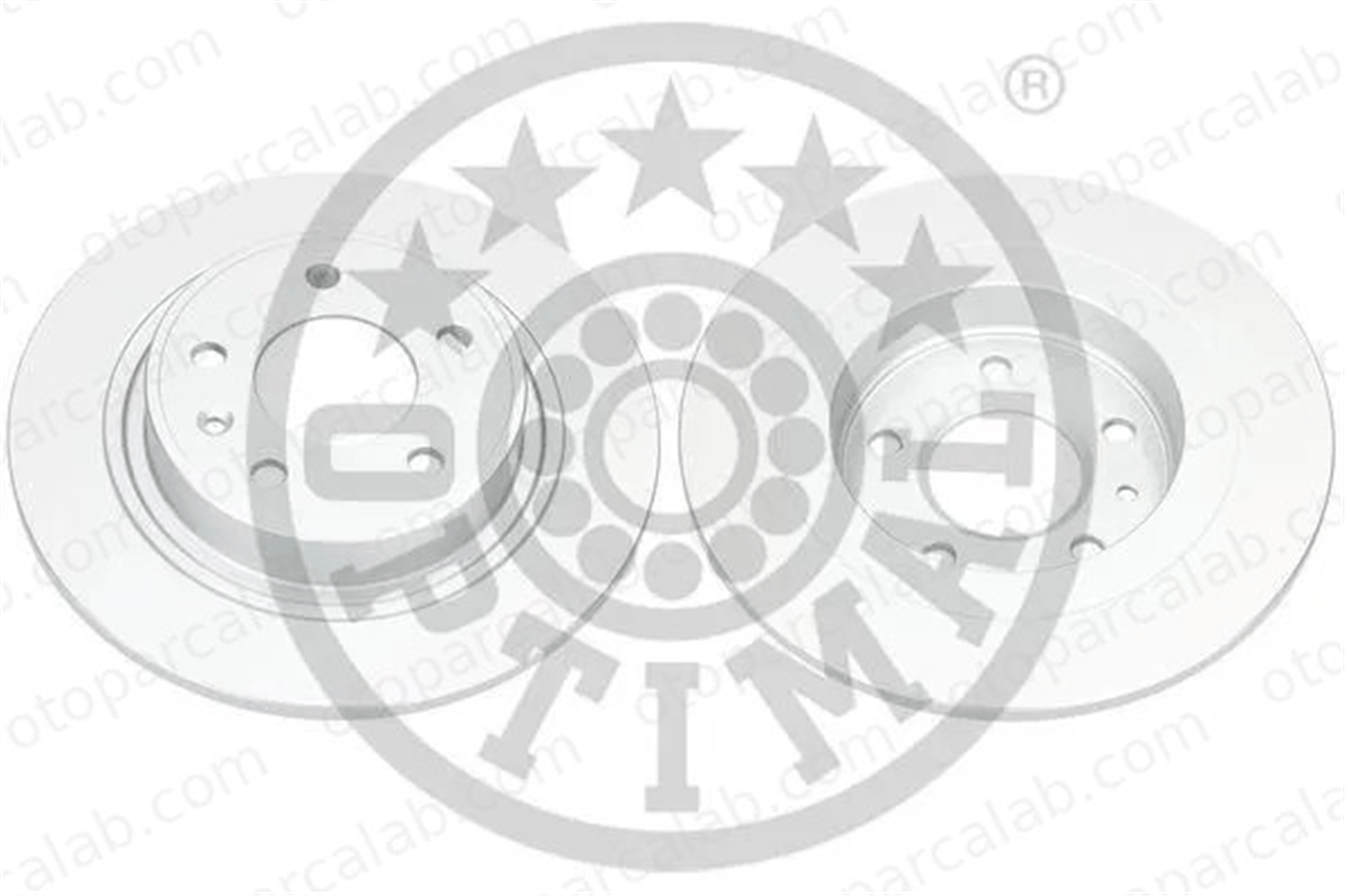OPTIMAL BS-8318C Fren Disk Ayna Arka Sağ ve Sol OPEL ASTRA J ASTRA J Sports Tourer 13502138 13502139
