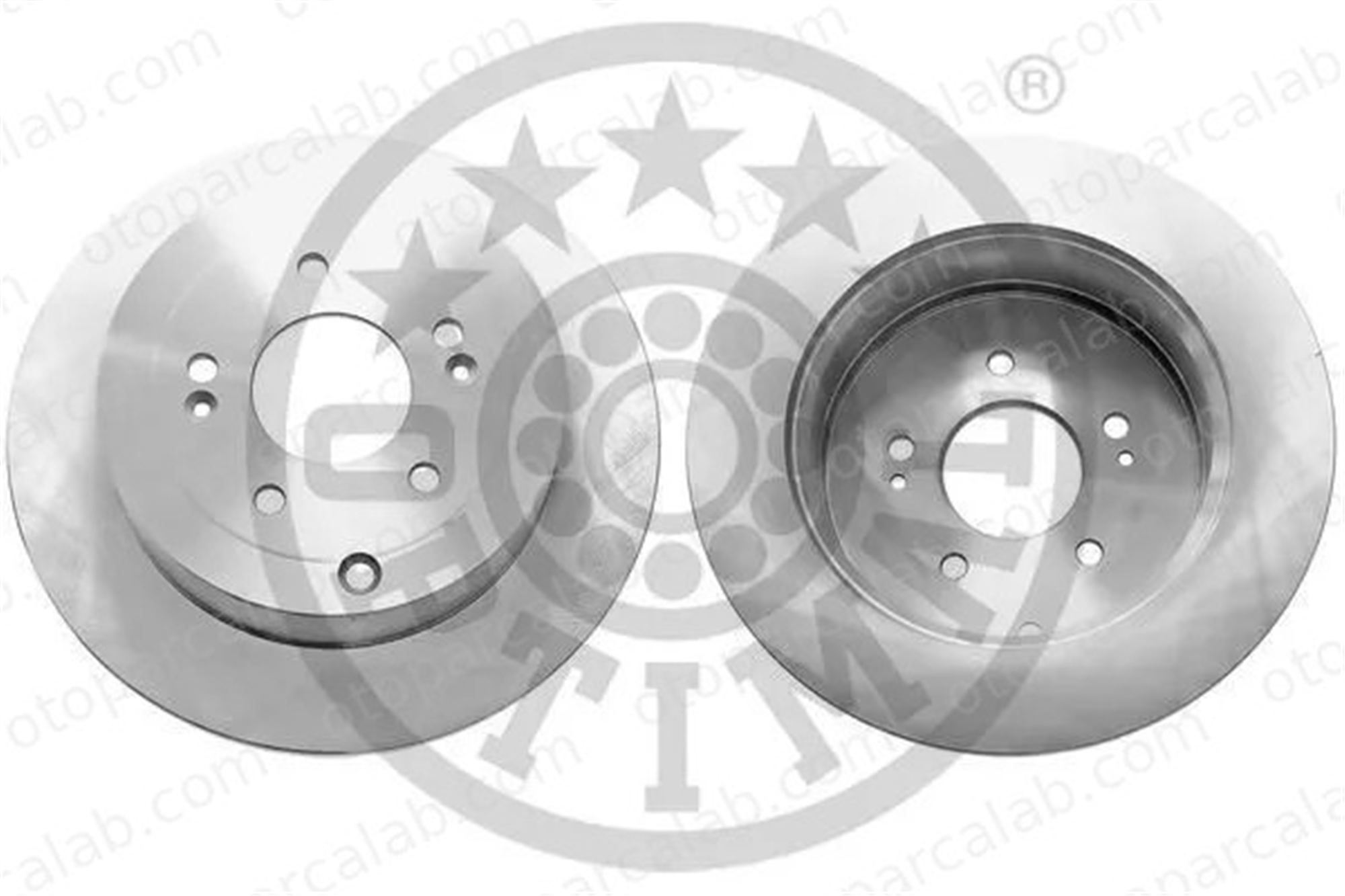 OPTIMAL BS-8436C Fren Disk Ayna Arka Sağ ve Sol HYUNDAI SANTA FÉ II SANTA FÉ II Kasa/SUV 584112B000