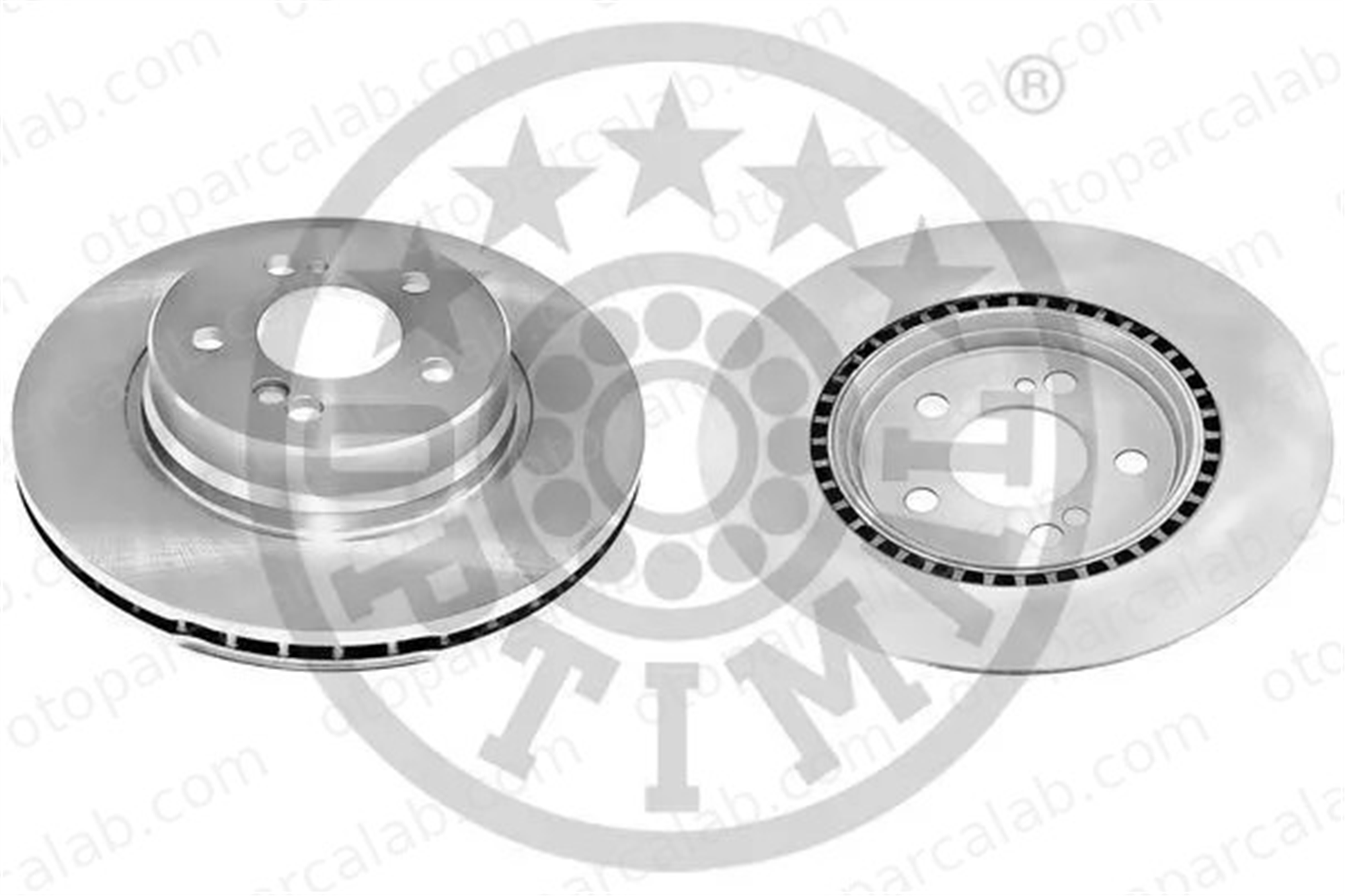 OPTIMAL BS-8874C Fren Disk Ayna Arka Sağ ve Sol MERCEDES-BENZ SL E-SERISI 1294230312 A1294230312