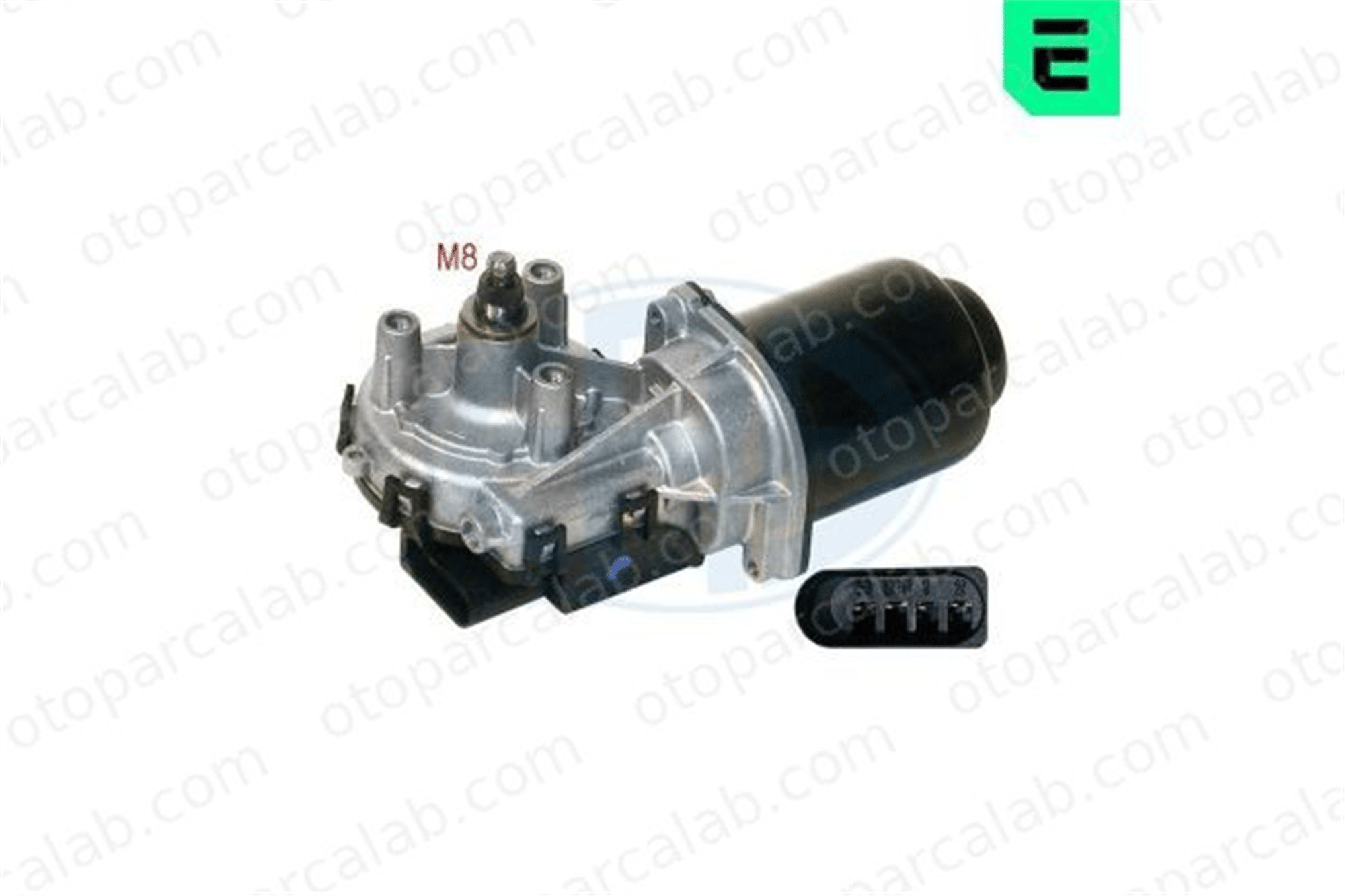 OPTIMAL E-460075 Silecek Mekanizma Motoru Ön FIAT FIORINO Kasa/büyük limuzin QUBO 64300015