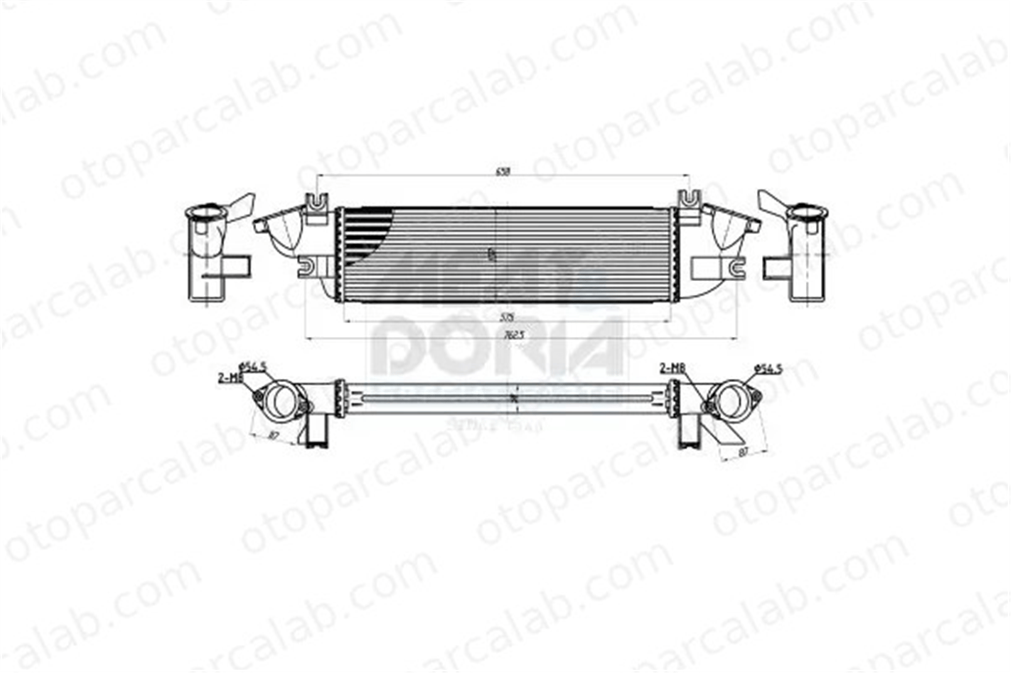 OPTIMUM 1530A161 Turbo Radyatörü MITSUBISHI L200 / TRITON FIAT FULLBACK Pick-up 1530A161 6000605338
