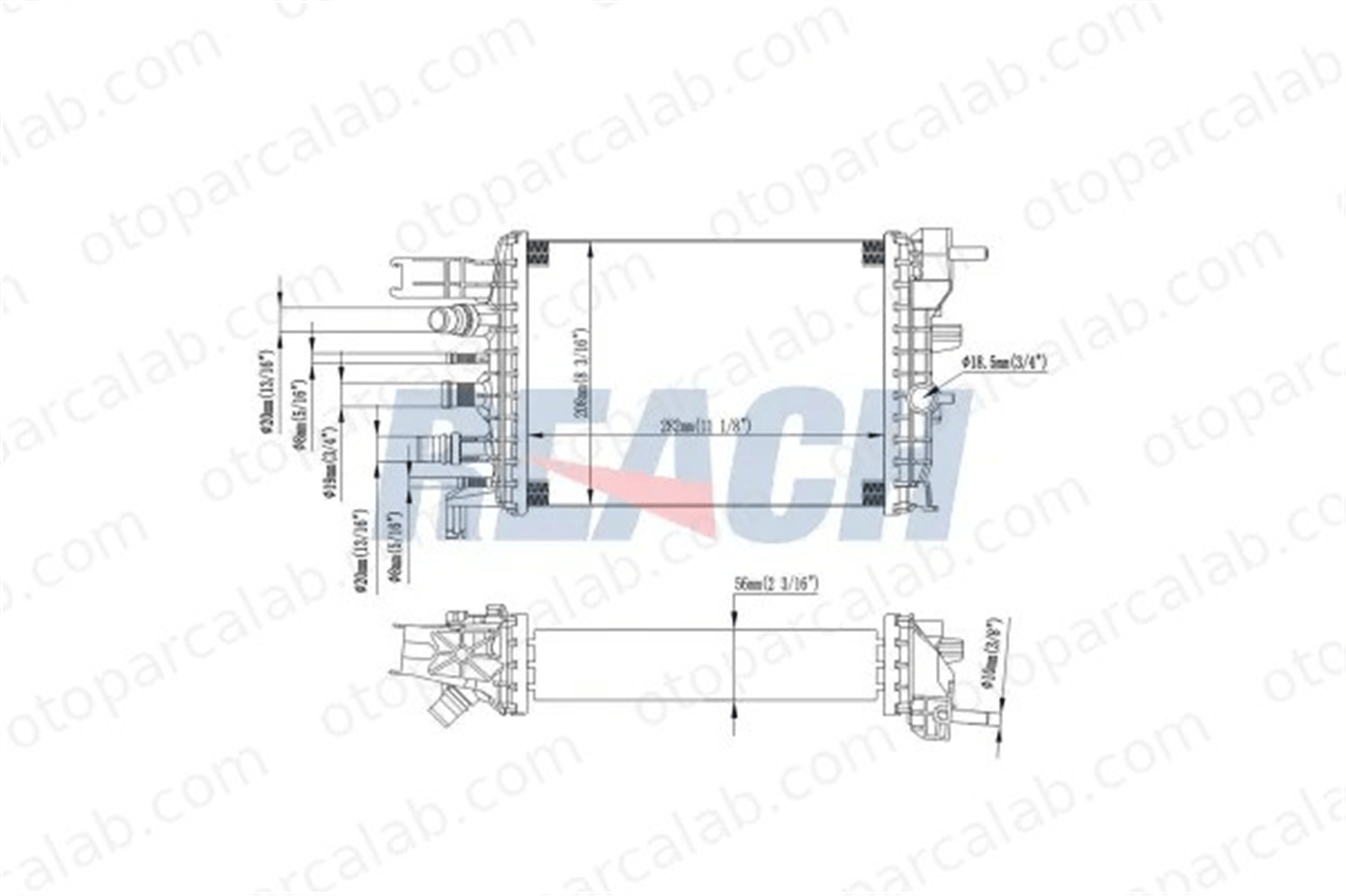 ORIS 1451-4835A Turbo Radyatörü ORİS 1451-4835A RENAULT DUSTER DACIA DUSTER 214106421R