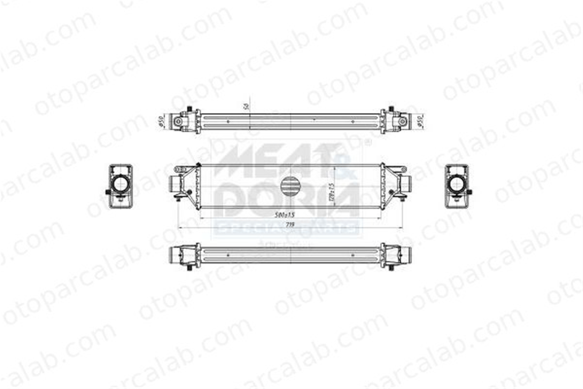 ORIS 1883-4835A Turbo Radyatörü ORİS 1883-4835A FIAT LINEA 51785255
