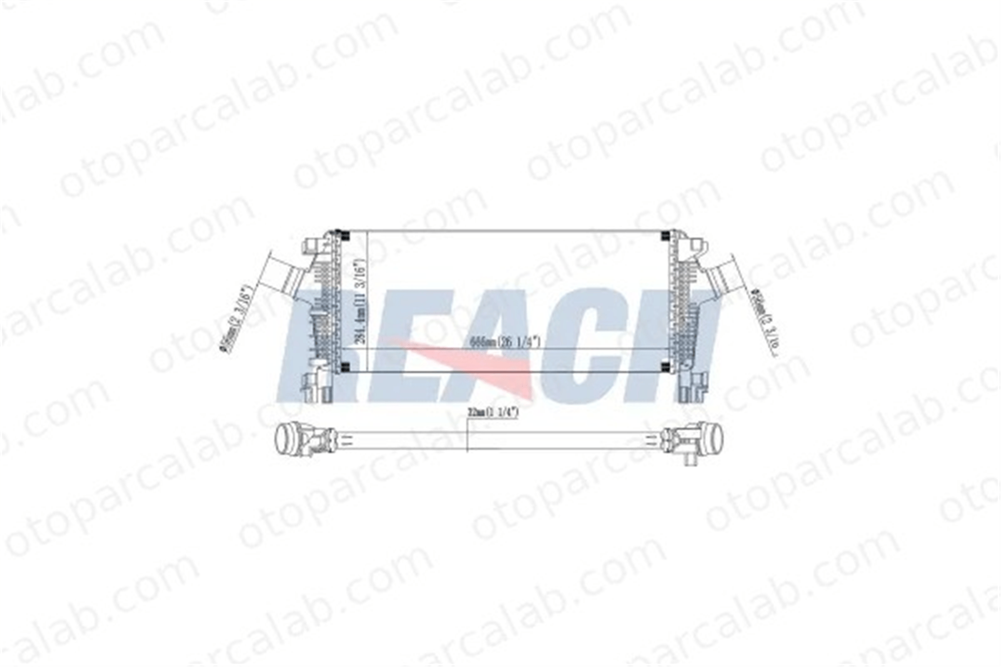 ORIS 5107-4835B Turbo Radyatörü ORİS 5107-4835B OPEL ASTRA J ASTRA J Sedan 1302148 13311080
