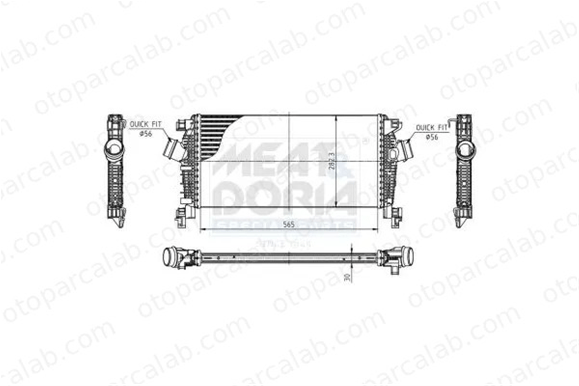 ORIS 756-4835C Turbo Radyatörü ORİS 756-4835C OPEL ASTRA J Sedan ASTRA J Sports Tourer 1302144 01302144