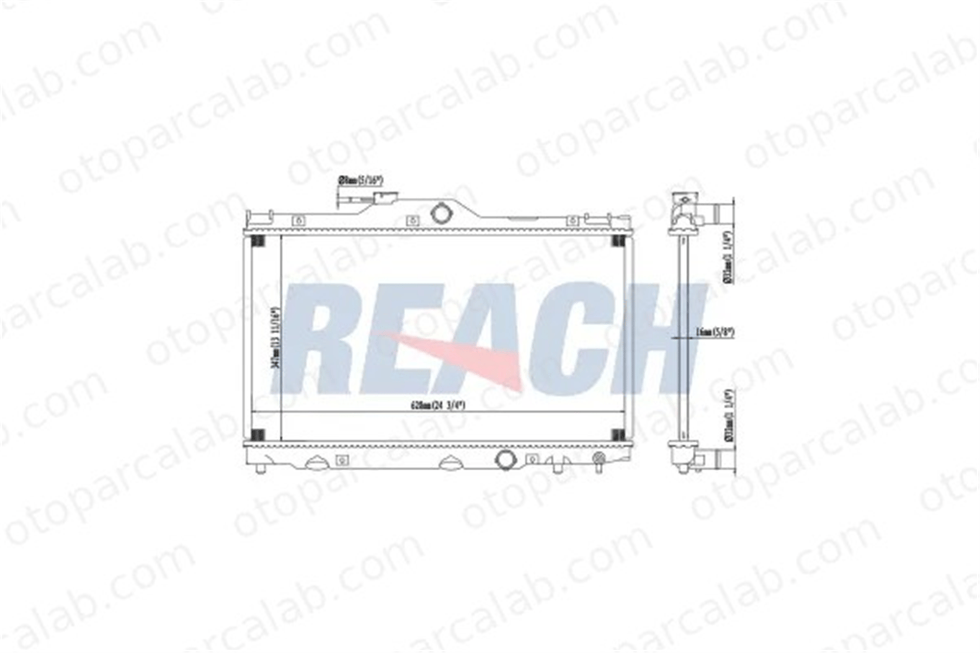 ORIS BHN904016 Su Radyatörü ORİS BHN904016 TOYOTA COROLLA COROLLA Compact 16400 164000D020