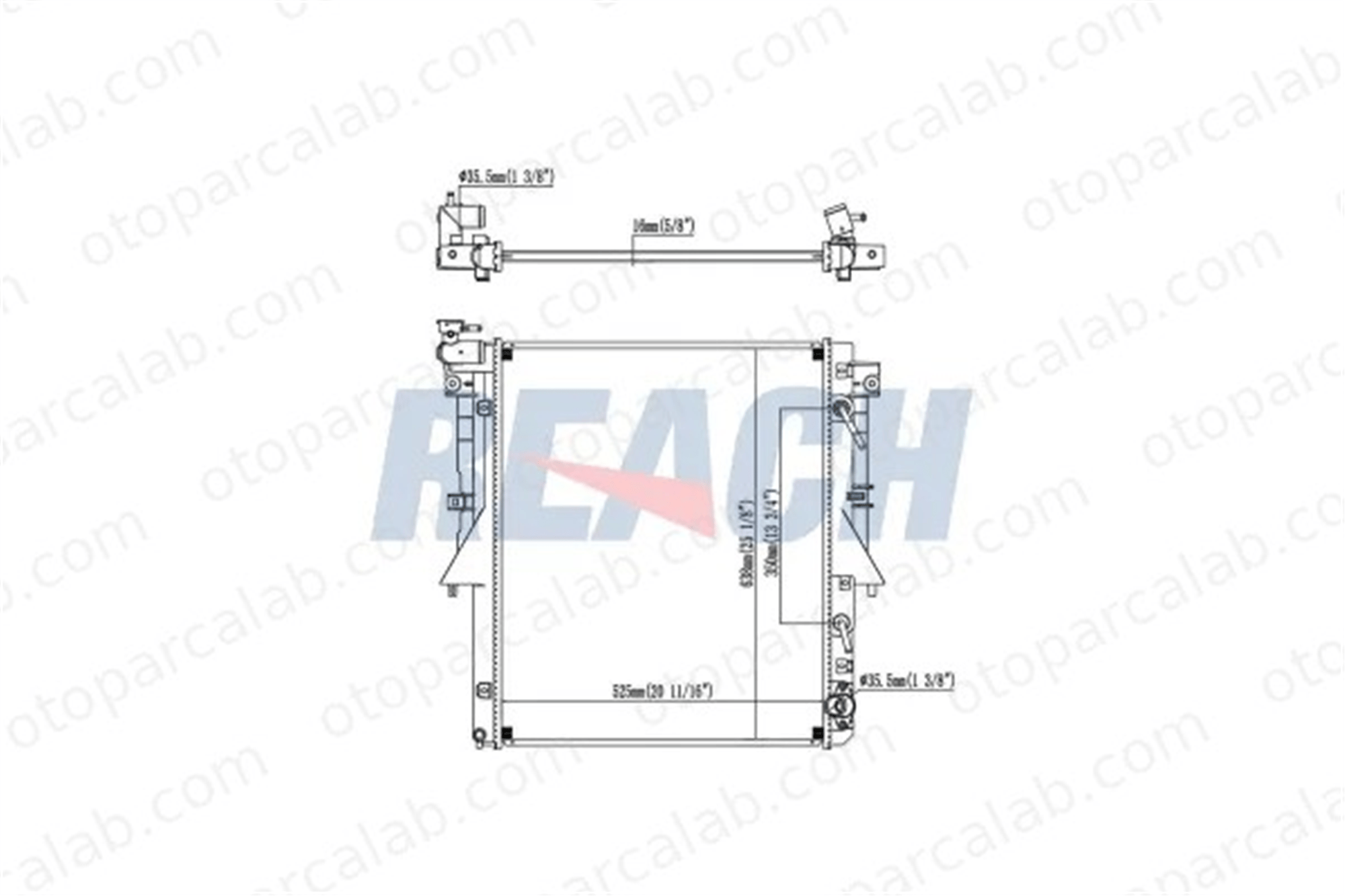 ORIS BRN030Y48 Su Radyatörü ORİS BRN030Y48 FIAT FULLBACK Pick-up MITSUBISHI L200 / TRITON 1350A809 6000605264
