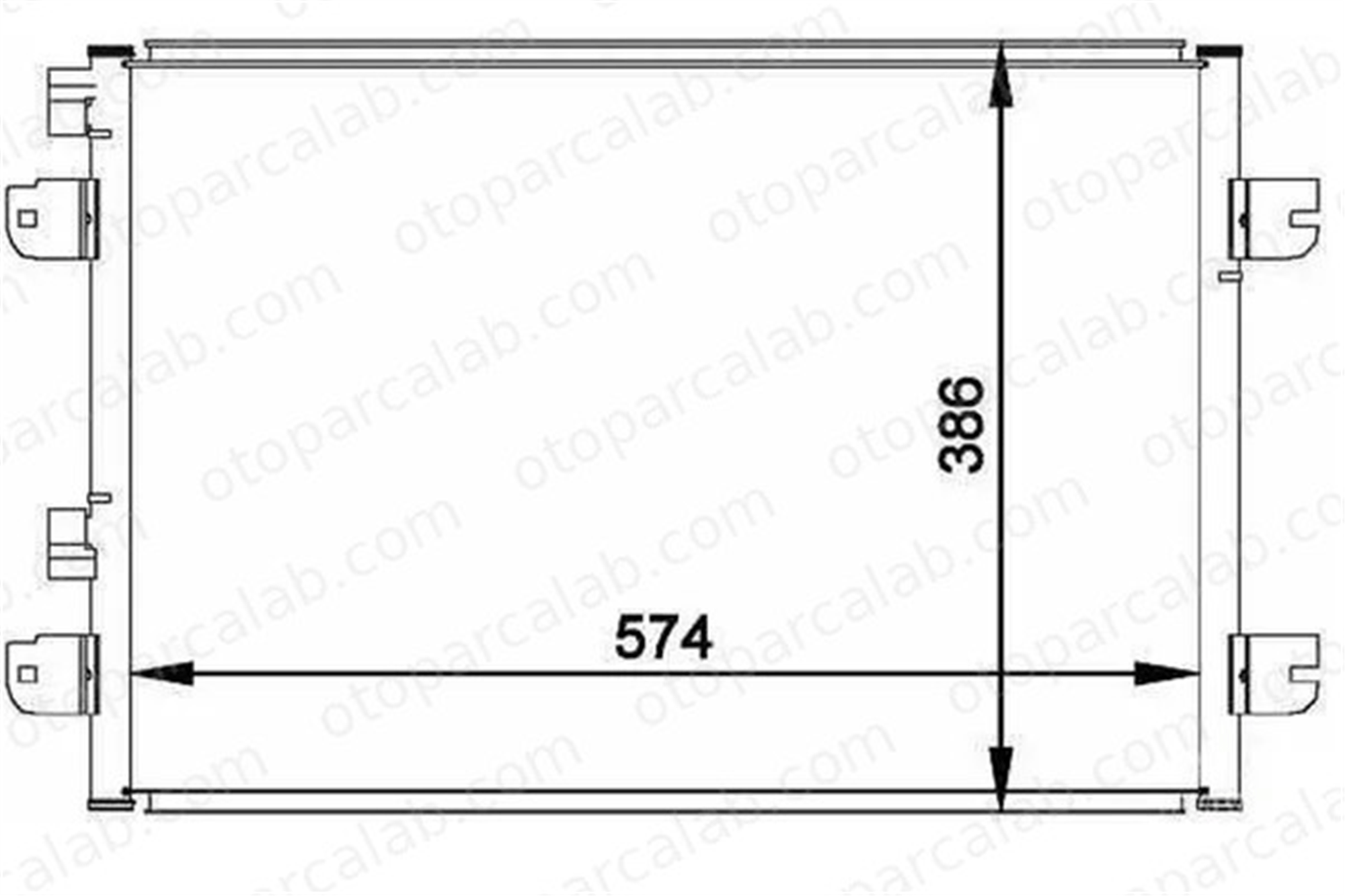 ORIS CDC361016 Klima Radyatörü ORİS CDC361016 RENAULT SCÉNIC I MPV MEGANE I Classic 8200182361 8200191738
