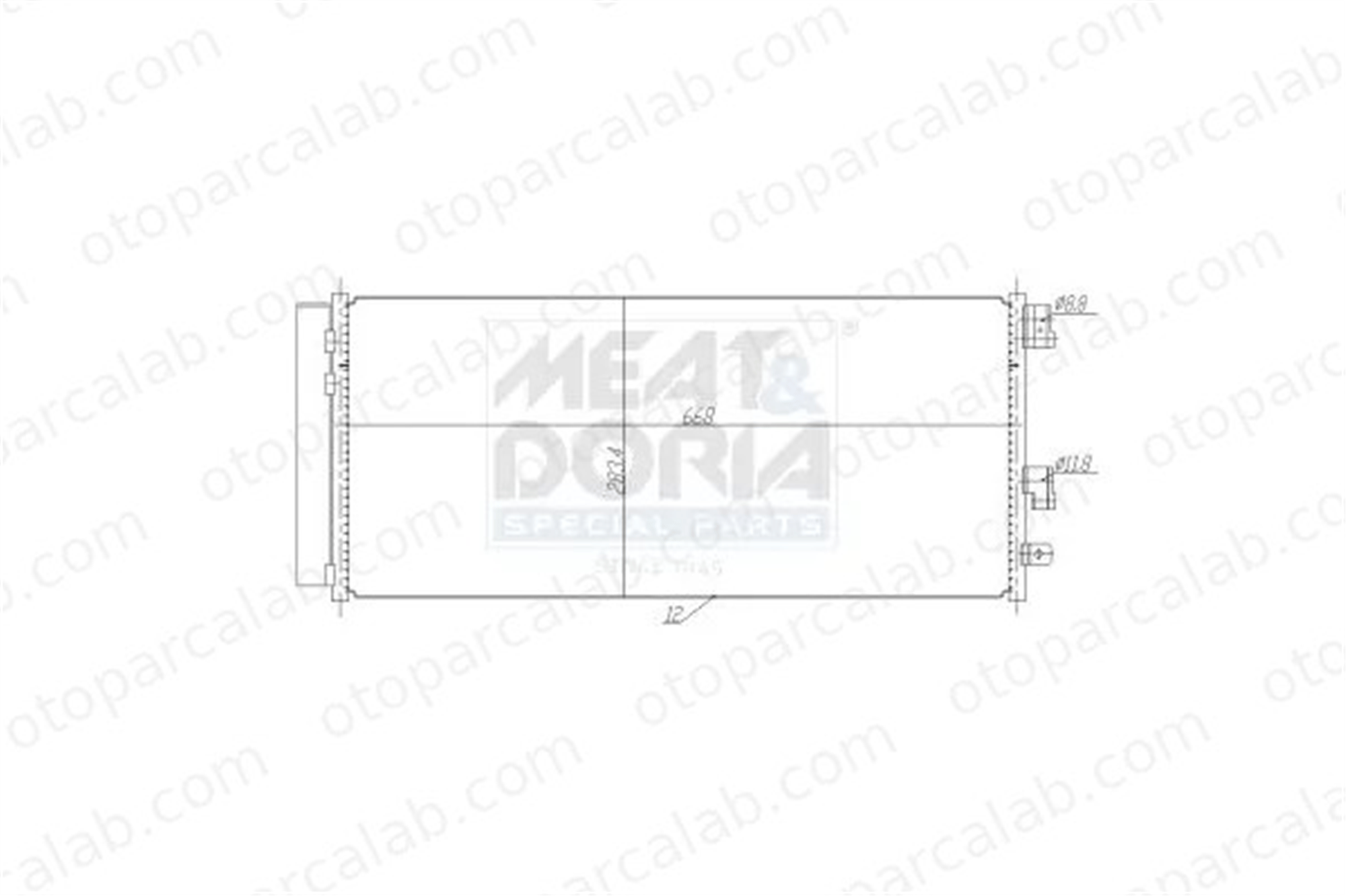 ORIS COP777000 Klima Radyatörü ORİS COP777000 OPEL CORSA E CORSA E Kasa/eğik arka 1850742 13486480
