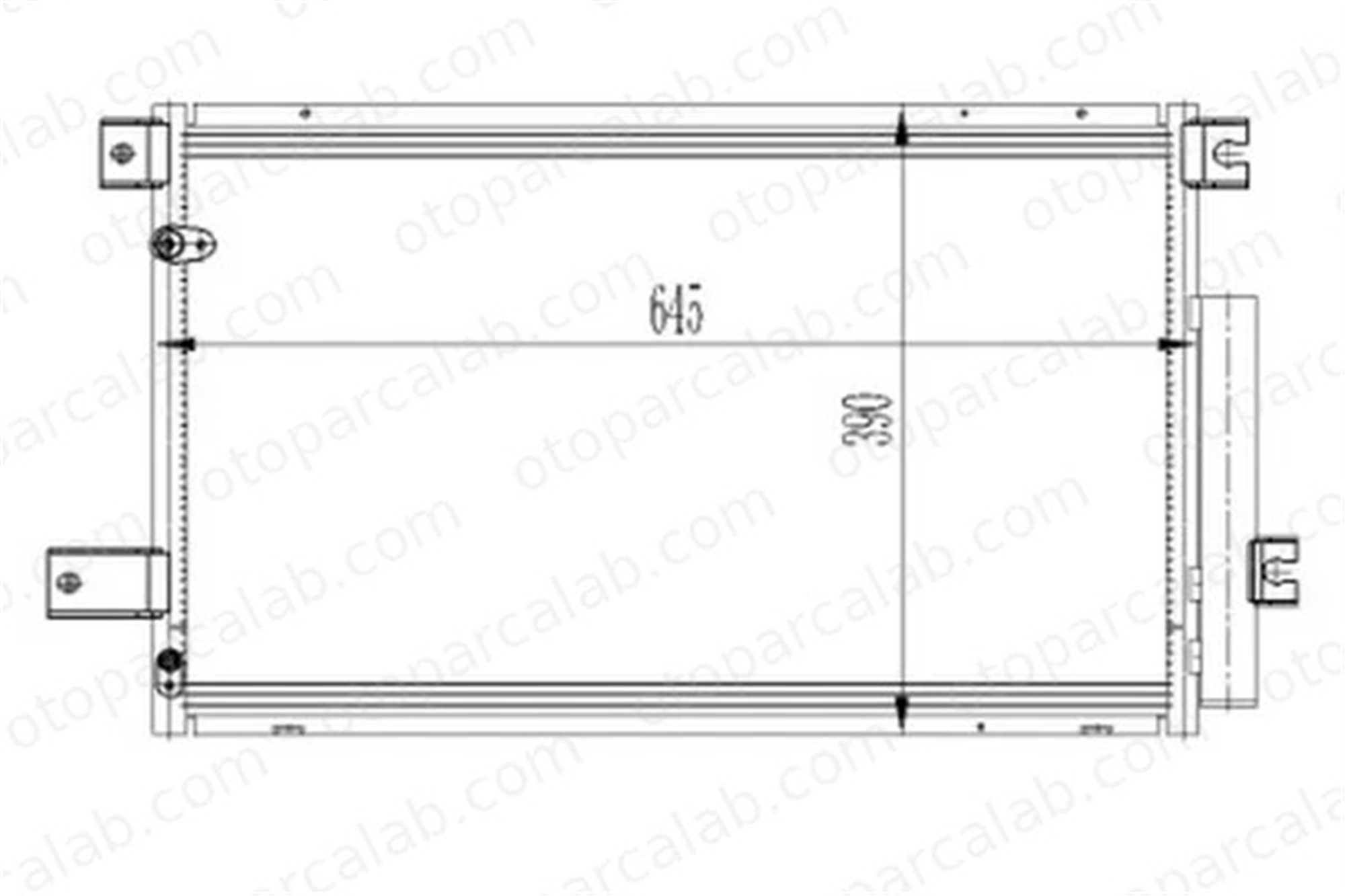 ORIS CTO778016 Klima Radyatörü ORİS CTO778016 TOYOTA AVENSIS AVENSIS Sedan 8845005170 884500F140