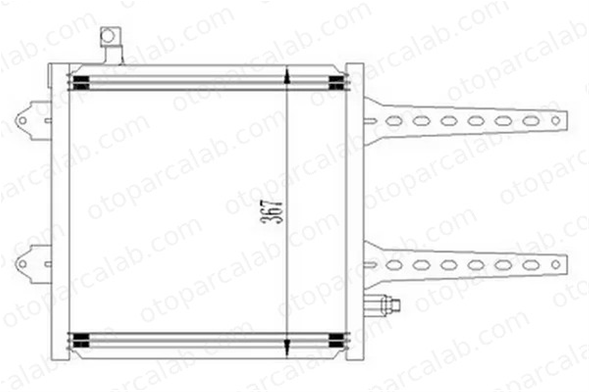 ORIS CVW150016 Klima Radyatörü ORİS CVW150016 VW POLO III POLO Variant 6N0820413A 6N0820413B