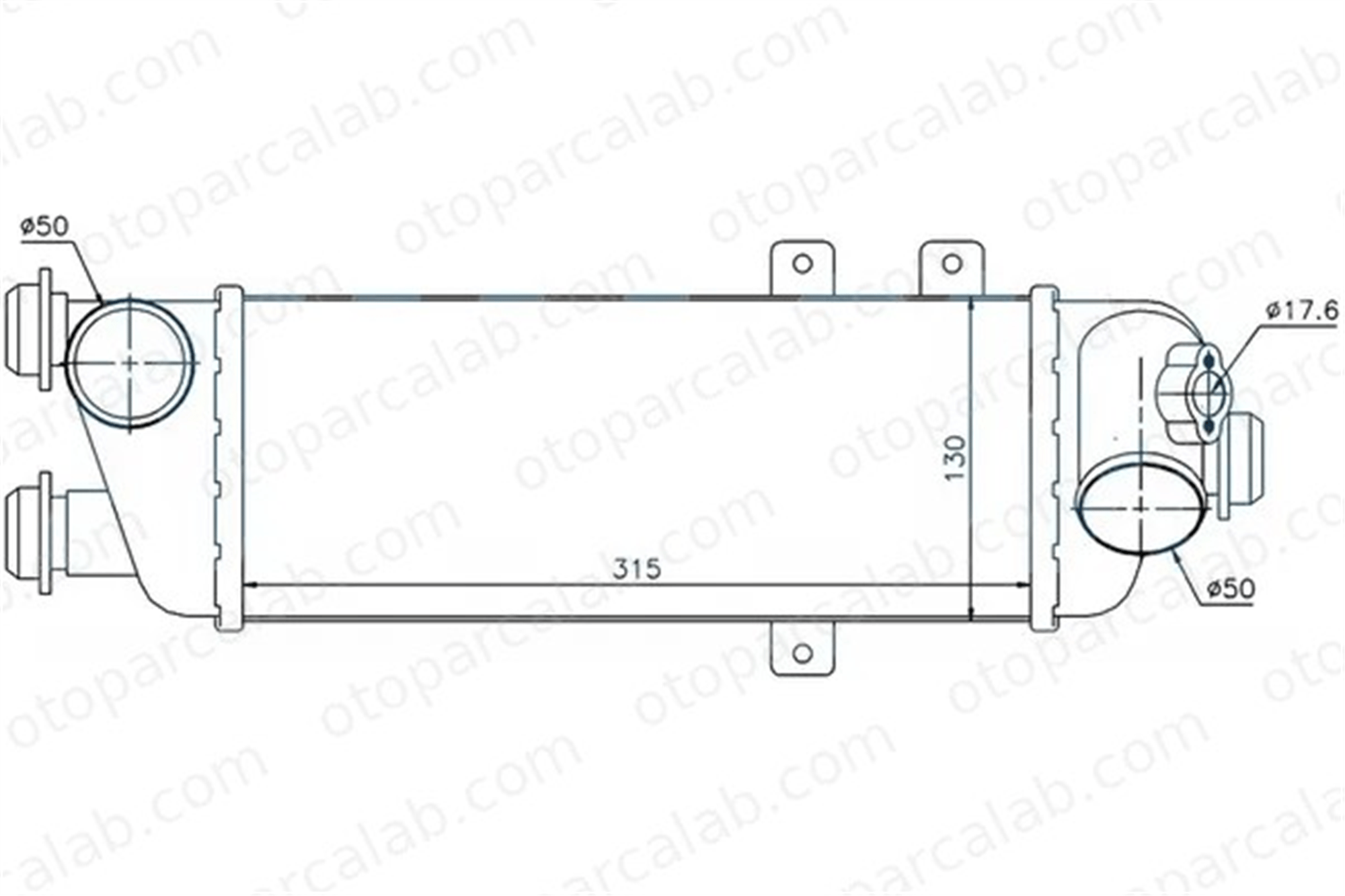 ORIS IKI502064 Turbo Radyatörü ORİS IKI502064 HYUNDAI i30 Station wagon i30 28270 2A610