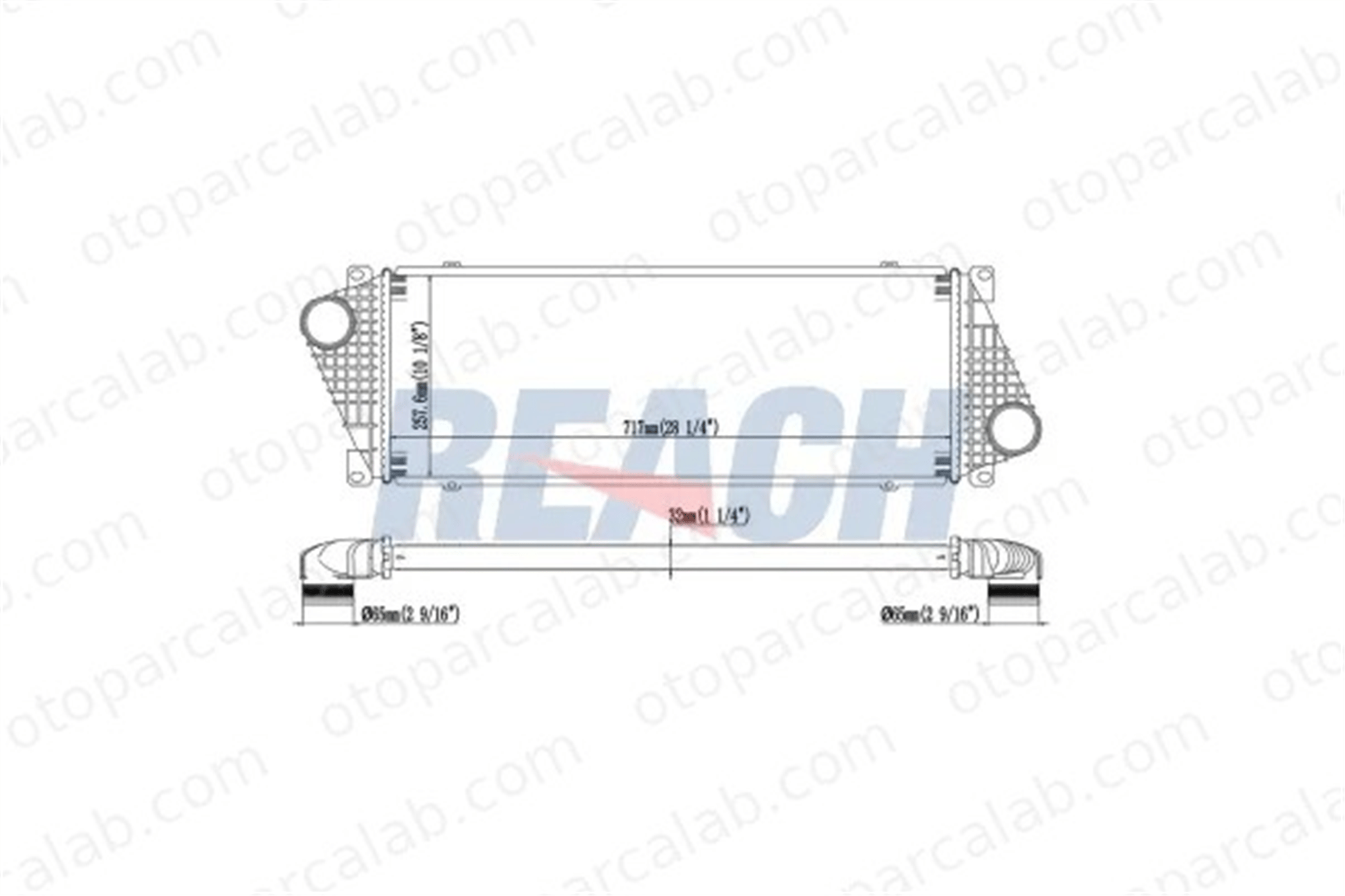 ORIS IME003 Turbo Radyatörü ORİS IME003 MERCEDES-BENZ SPRINTER 4-t Panelvan/Van SPRINTER 3-t Panelvan/Van 5104119AA 2D0145805