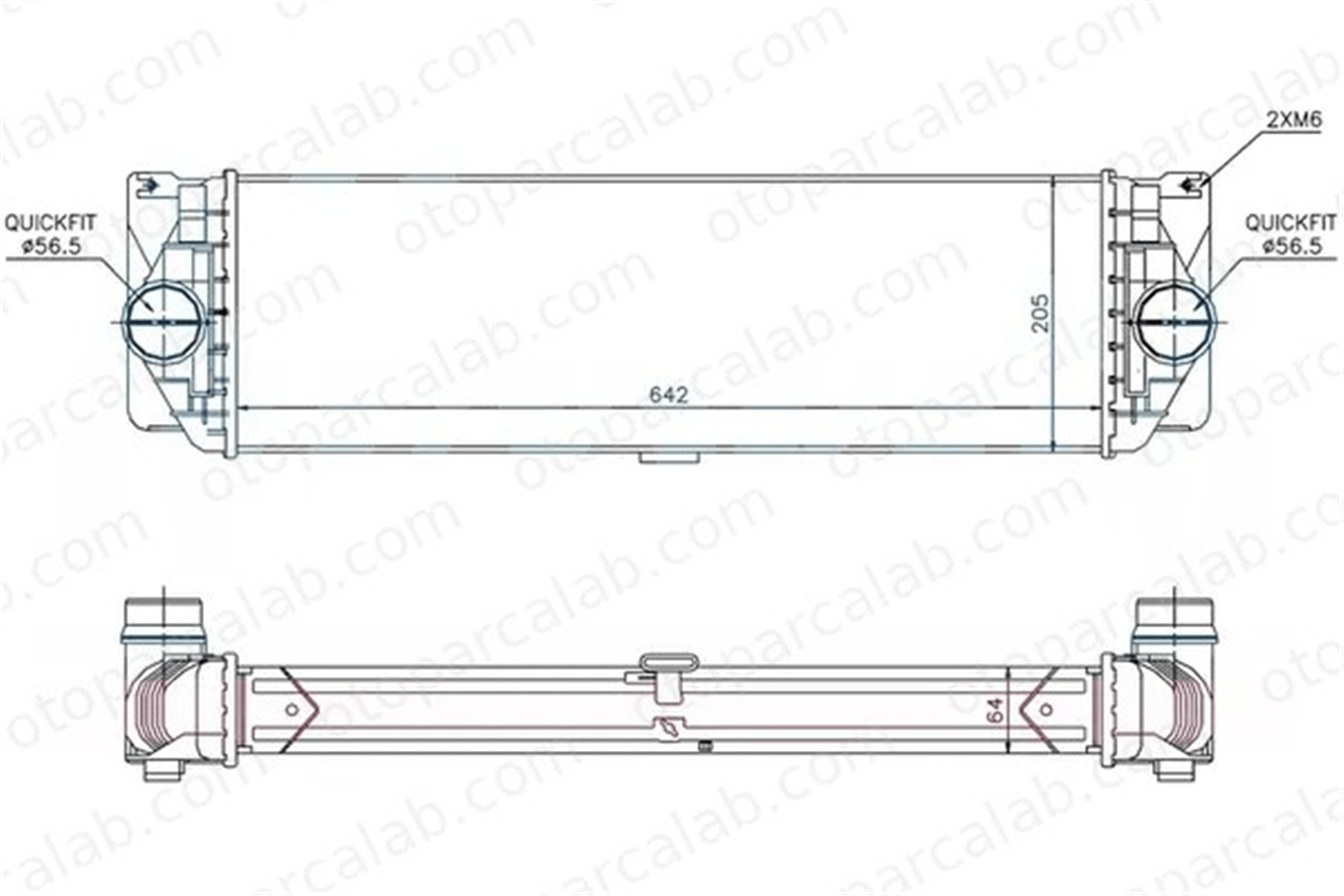 ORIS IME006064 Turbo Radyatörü ORİS IME006064 MERCEDES-BENZ SPRINTER 3,5-t Panelvan/Van SPRINTER 3,5-t Platform şasi A9065010201 2E0145804A