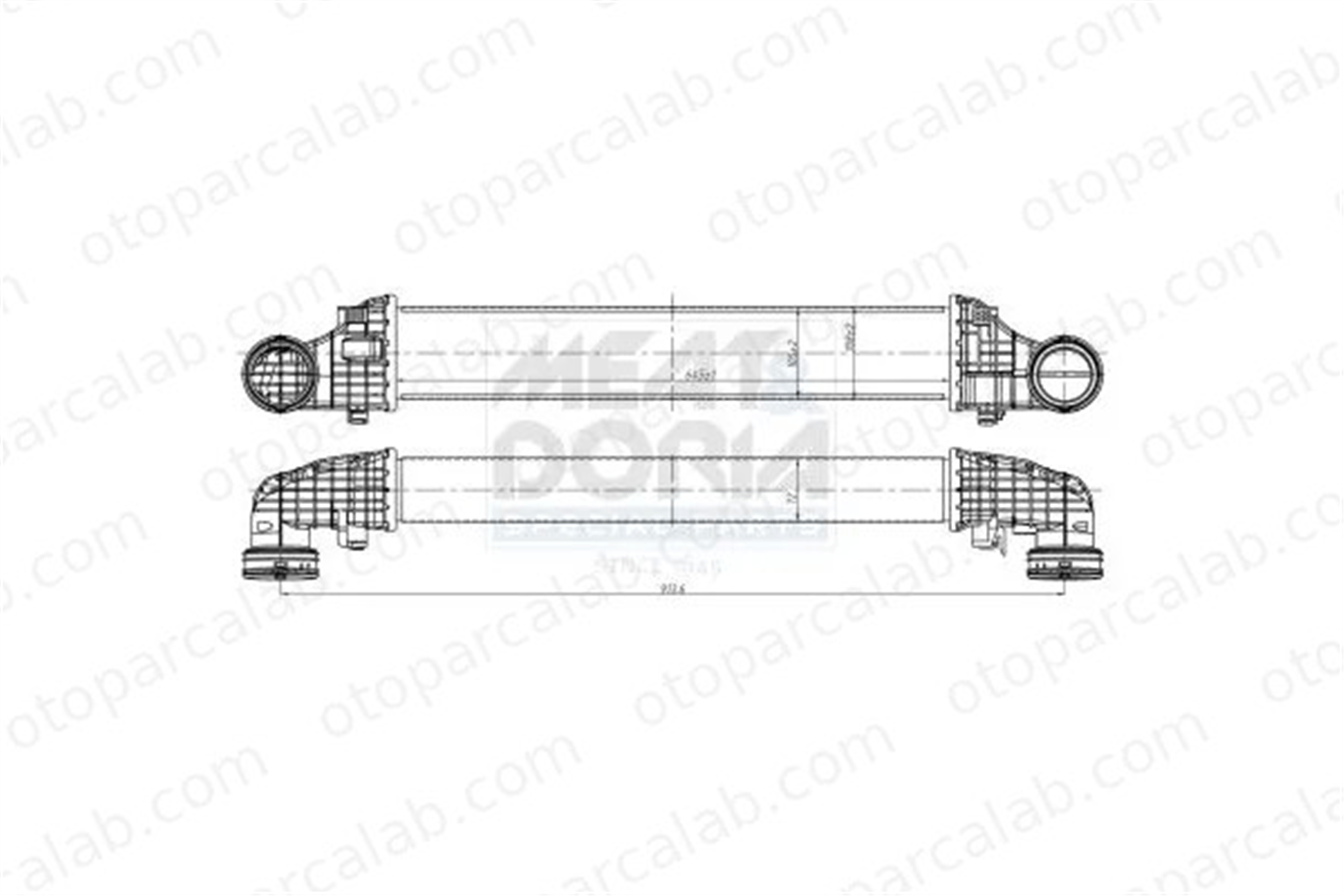 ORIS IME053070 Turbo Radyatörü ORİS IME053070 MERCEDES-BENZ E-SERISI T-Model E-SERISI A2115002602 2115002602