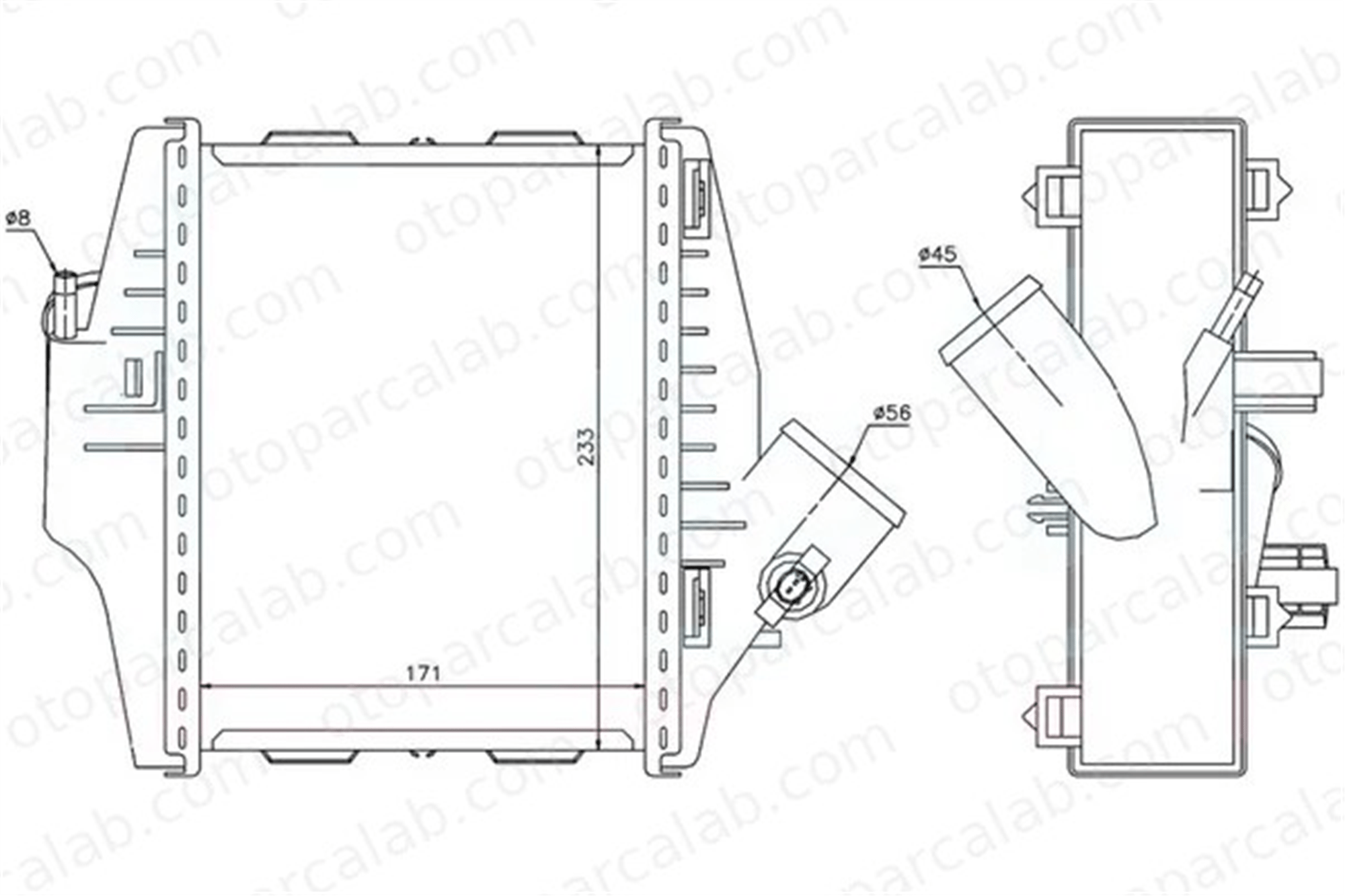 ORIS IME509050 Turbo Radyatörü ORİS IME509050 SMART FORTWO Cabrio FORTWO Coupe A4515010201 4515010201