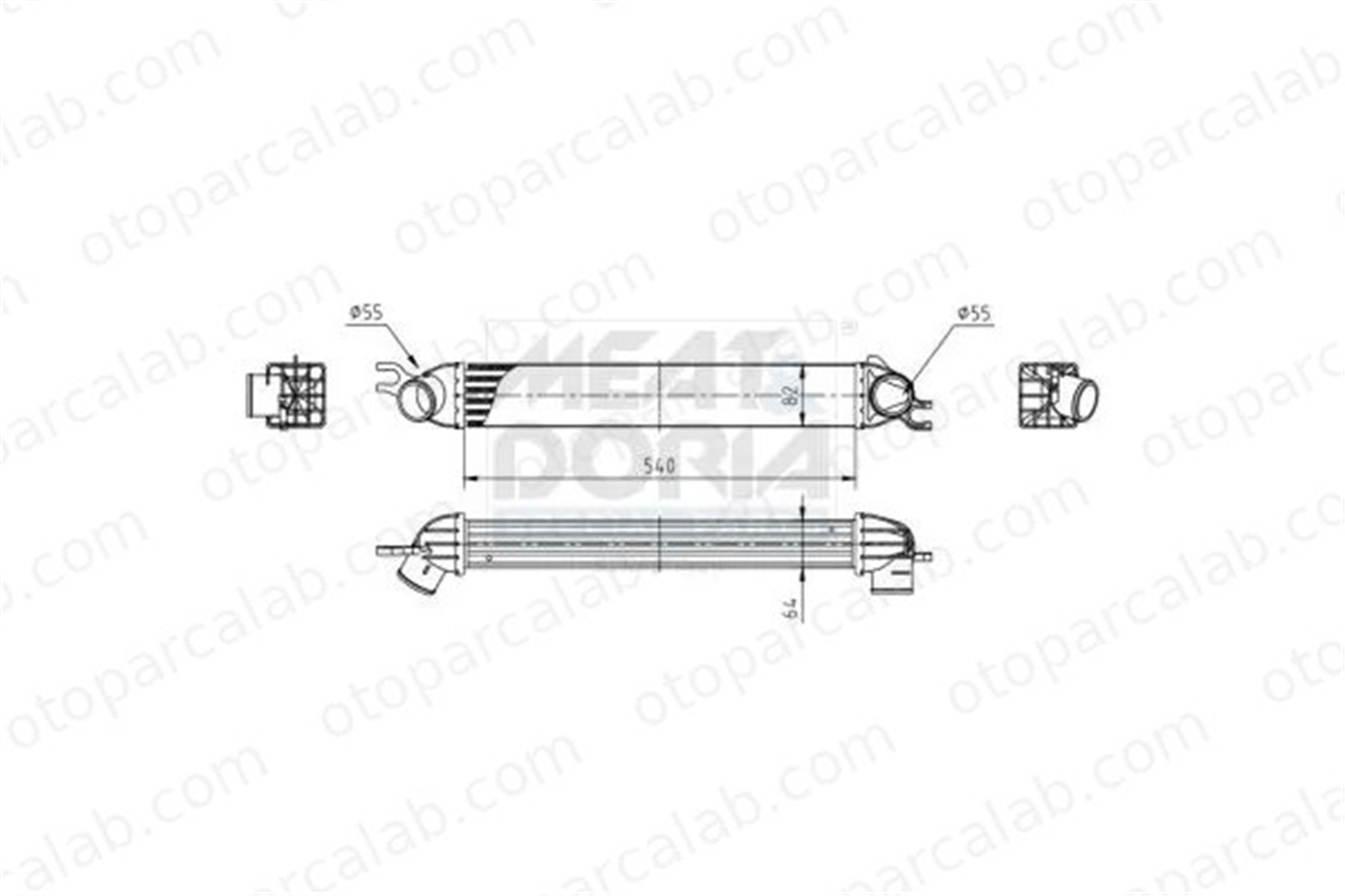 ORIS IMM001034 Turbo Radyatörü ORİS IMM001034 MINI MINI MINI COUNTRYMAN 17512751277 2751277