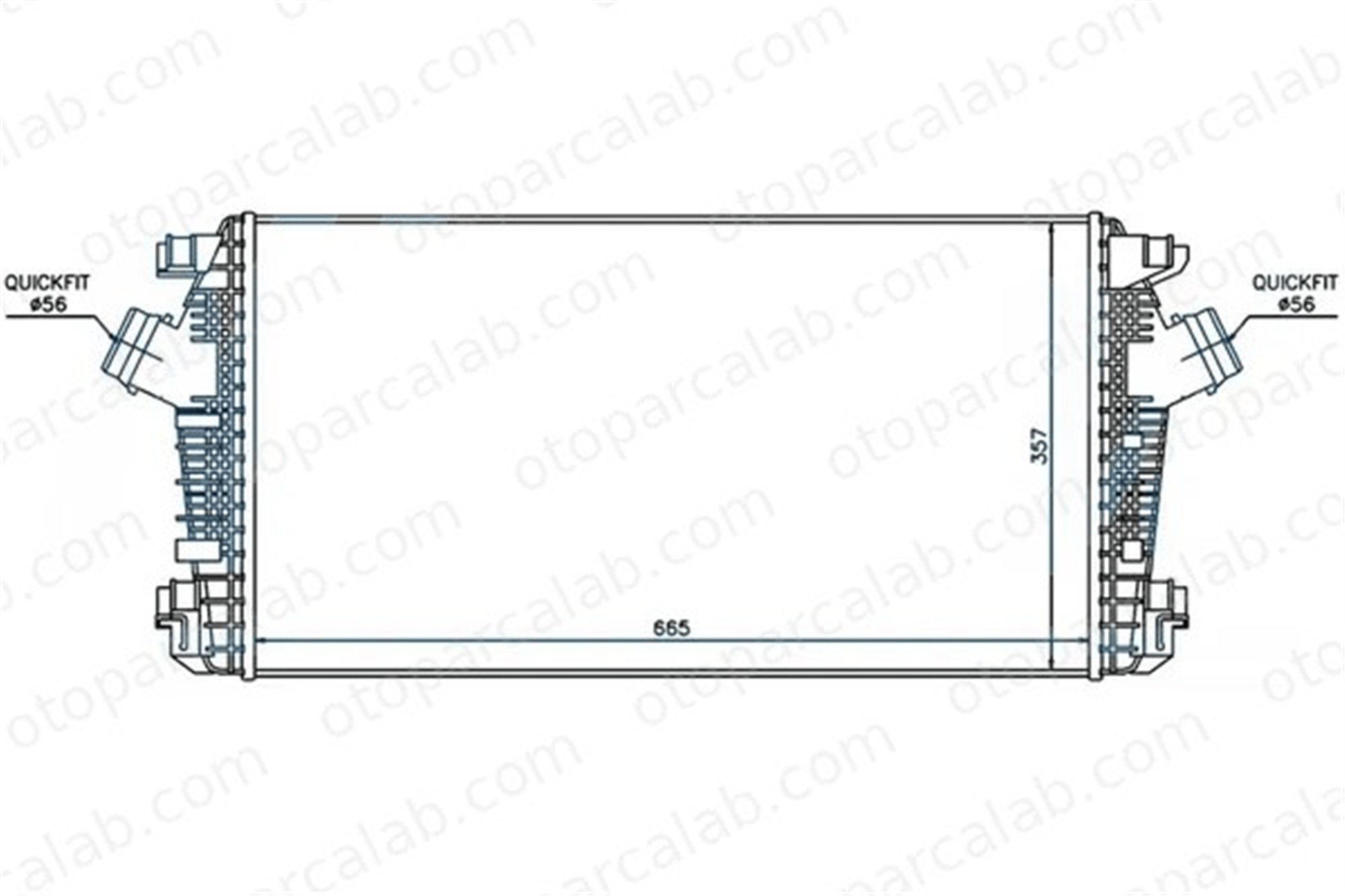 ORIS IOP507030 Turbo Radyatörü ORİS IOP507030 OPEL ASTRA J Sports Tourer ASTRA J 1302133 13267647