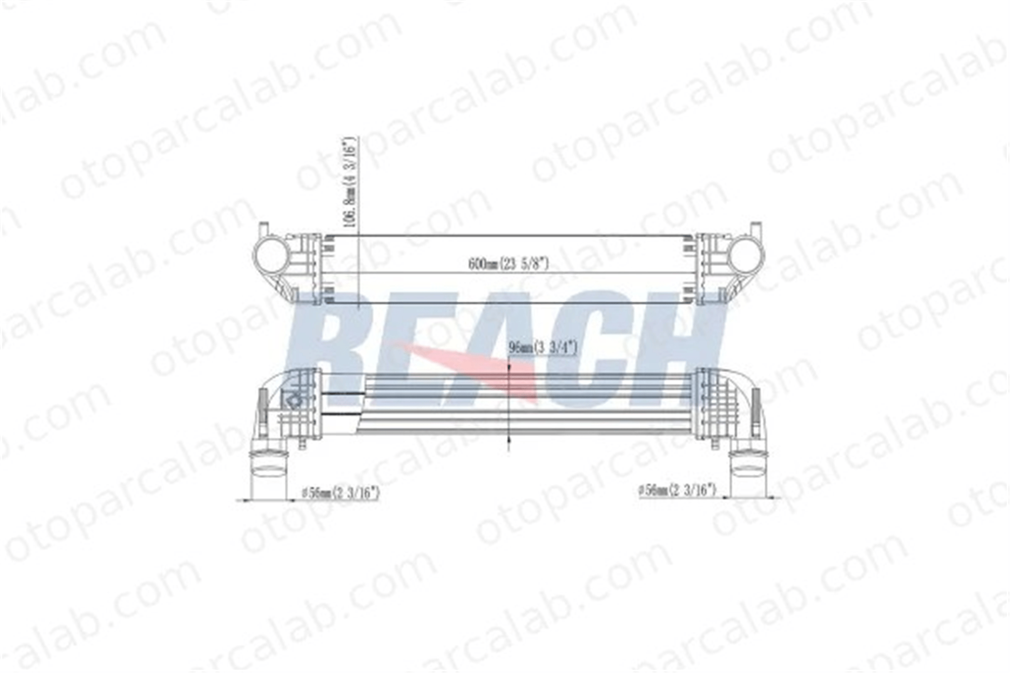 ORIS IOP523096 Turbo Radyatörü ORİS IOP523096 OPEL ASTRA K ASTRA K Sports Tourer 13356681 39109103