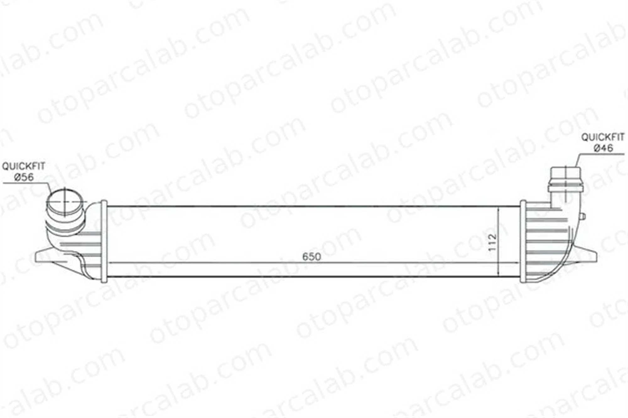ORIS IRN510108 Turbo Radyatörü ORİS IRN510108 RENAULT LAGUNA III LAGUNA III Grandtour 144960001R