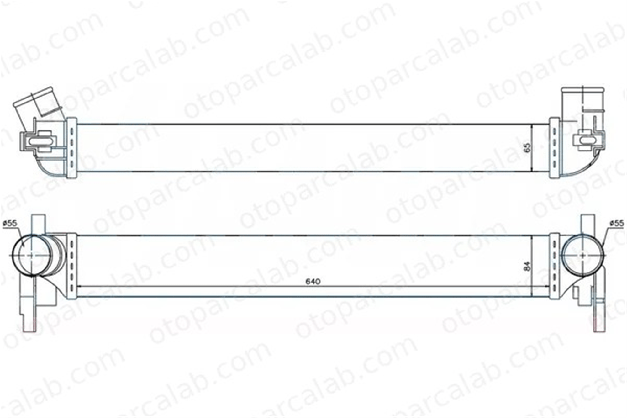 ORIS IVW504065 Turbo Radyatörü ORİS IVW504065 SEAT IBIZA IV IBIZA IV SC 6R0145805 6R0145805B