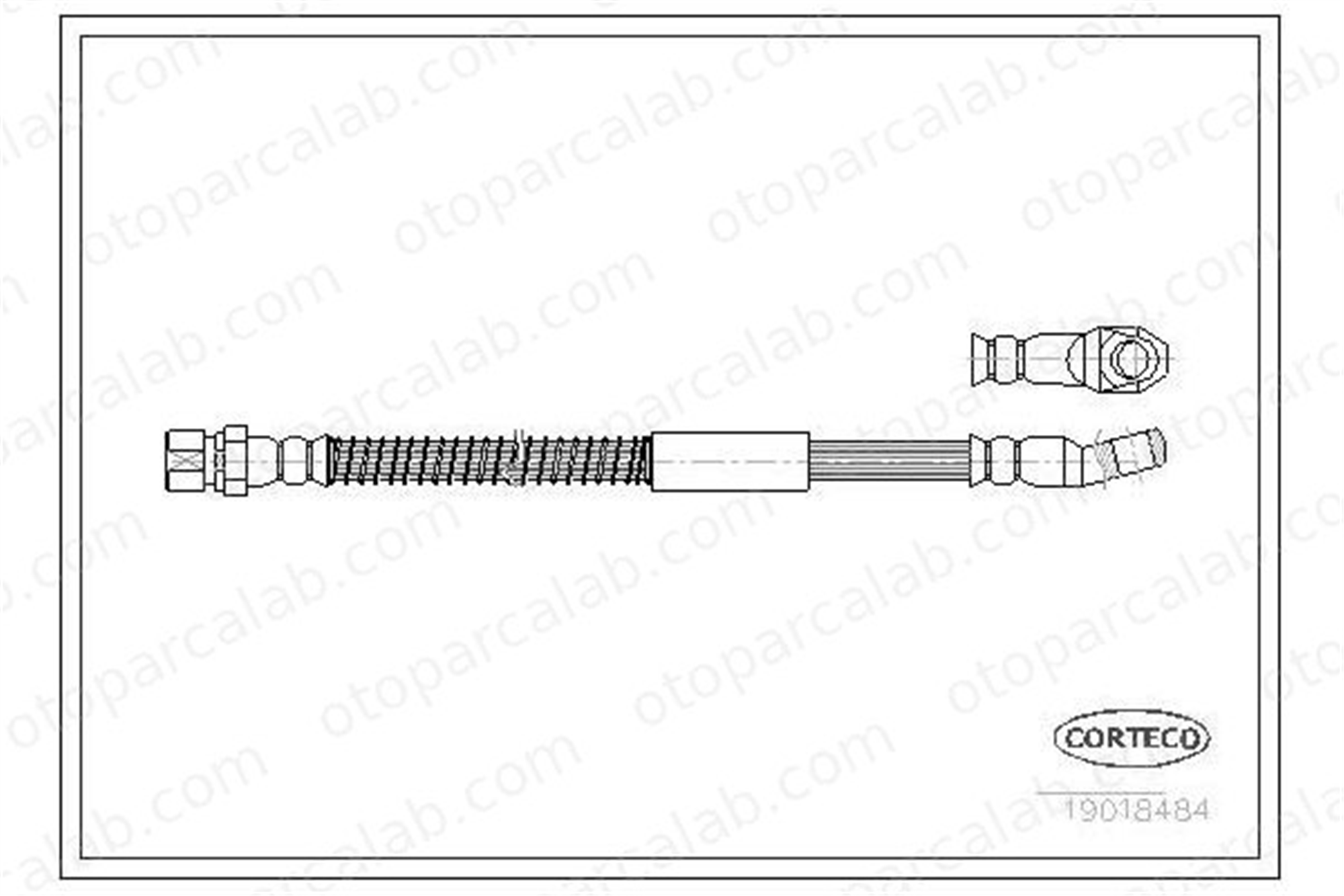 OSSCA 00415 Fren Hortumu Ön Sağ veya Sol LADA NIVA SUV 21213506061