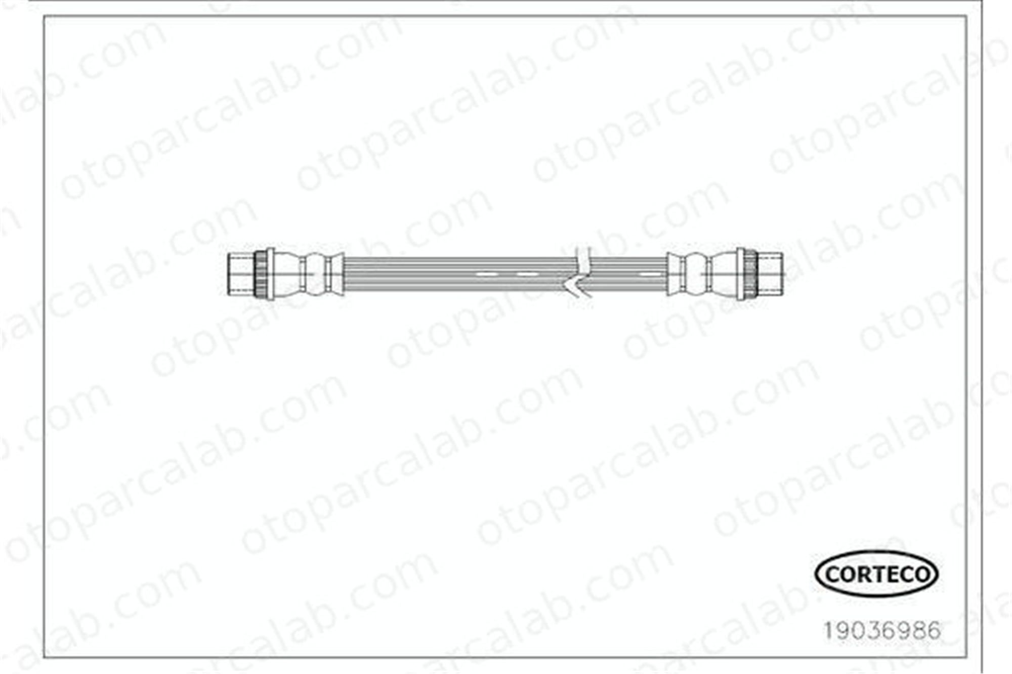 OSSCA 01350 Fren Hortumu Arka Sağ veya Sol RENAULT MEGANE III Coupe MEGANE III Hatchback 462106659R 462100003R