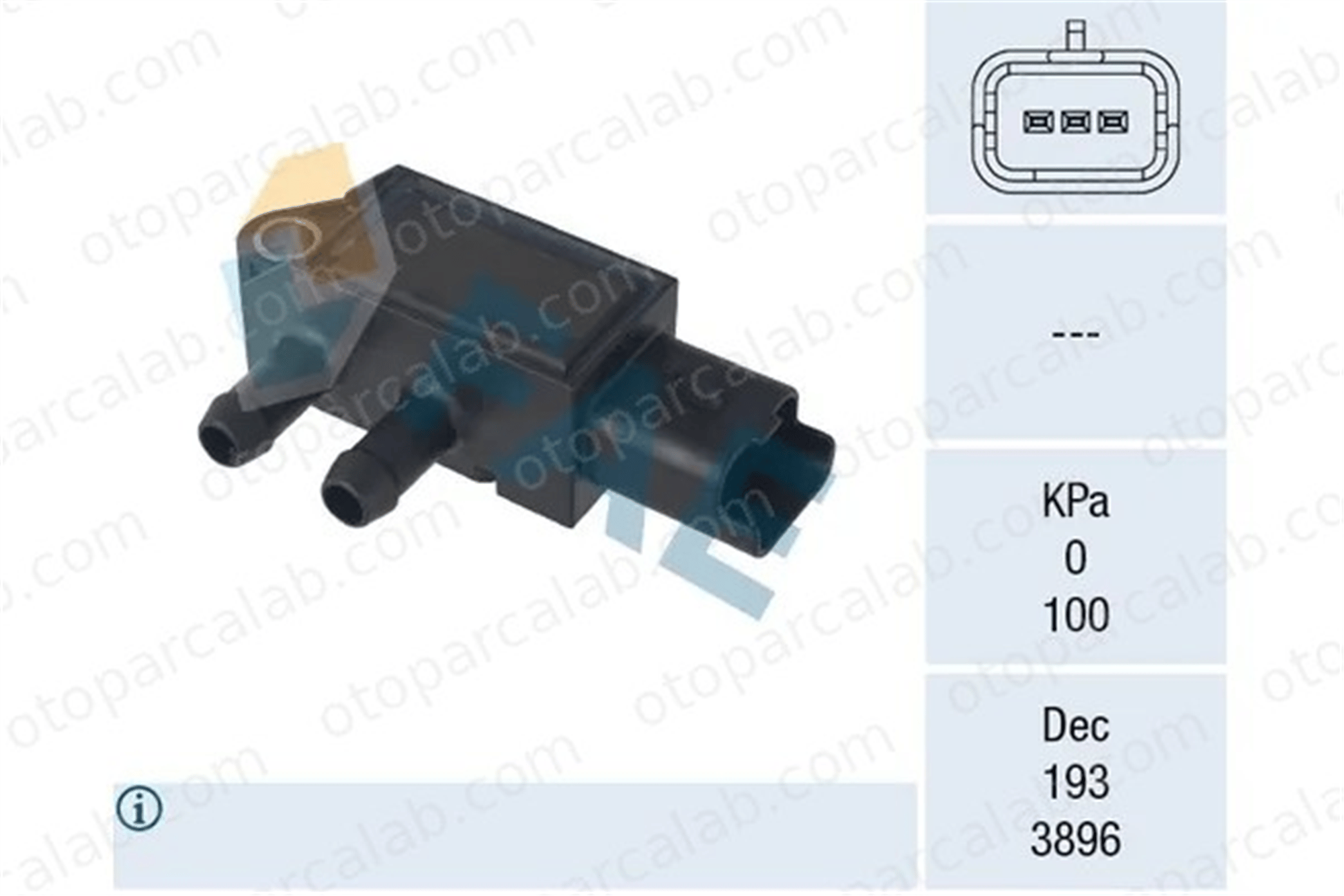 OSSCA 98306 Egzoz Sıcaklık Sensörü RENAULT MEGANE IV Grandtour MEGANE IV Hatchback 227707094R 2277000Q0D