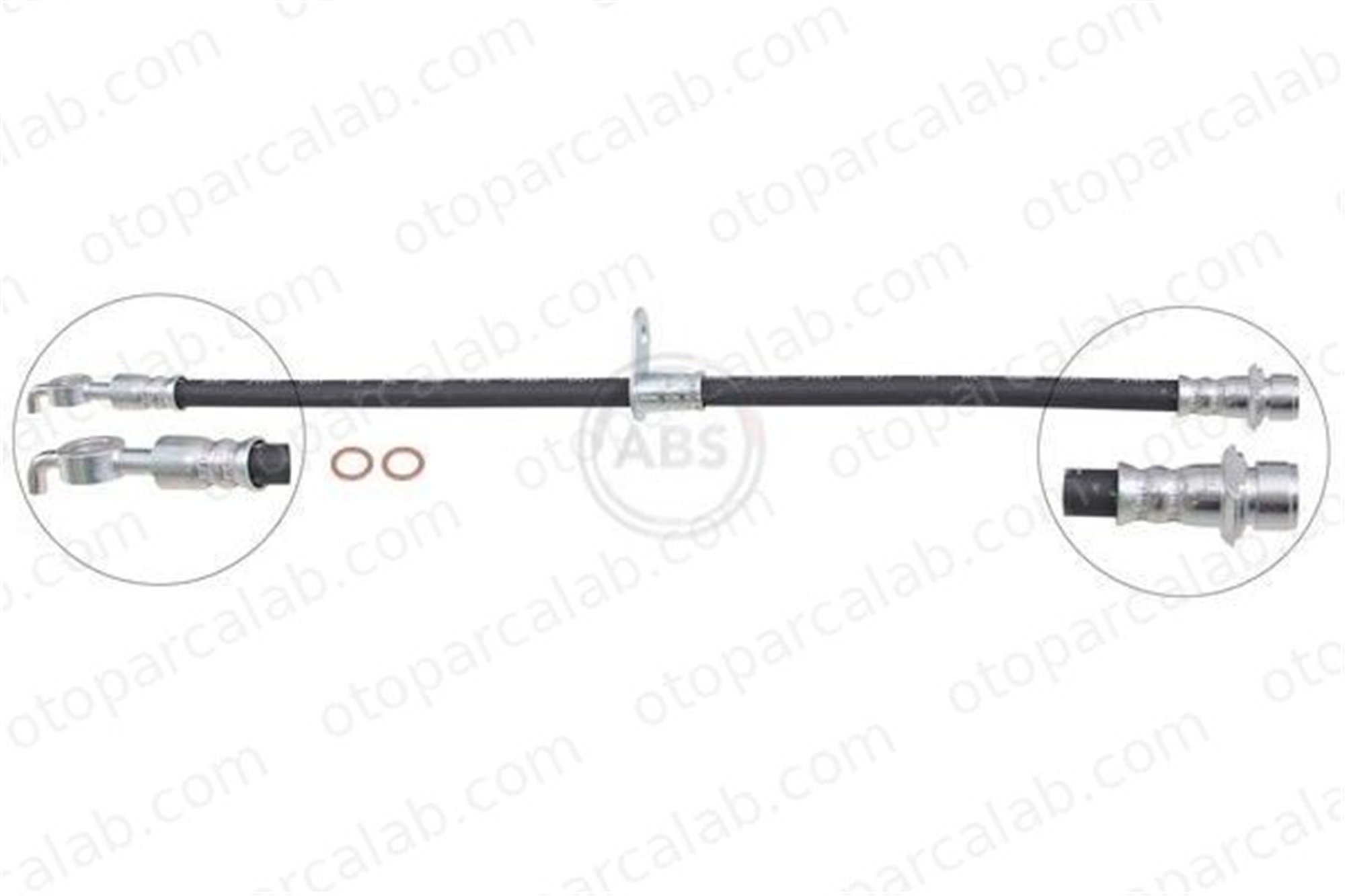 OSSCA BRSFH14002 Fren Hortumu Arka Sağ TOYOTA COROLLA Hatchback COROLLA Station wagon 90947W2053 90947W2052