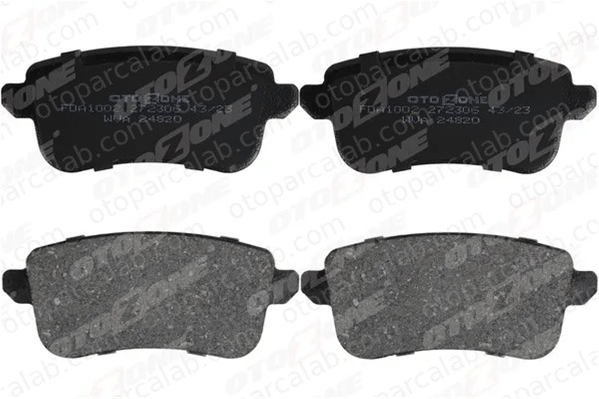 OTOZONE FDA1002 Fren Disk Balata Arka RENAULT MEGANE III Coupe MEGANE III Hatchback 440603558R 440604694R