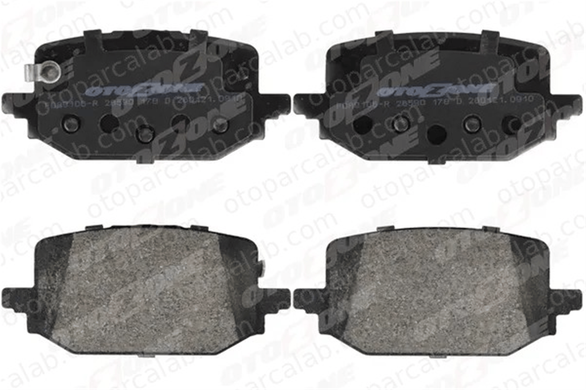 OTOZONE FDA9106-R Fren Disk Balata Arka FORD ESCORT I ESCORT II 440604785R 4406000Q4A